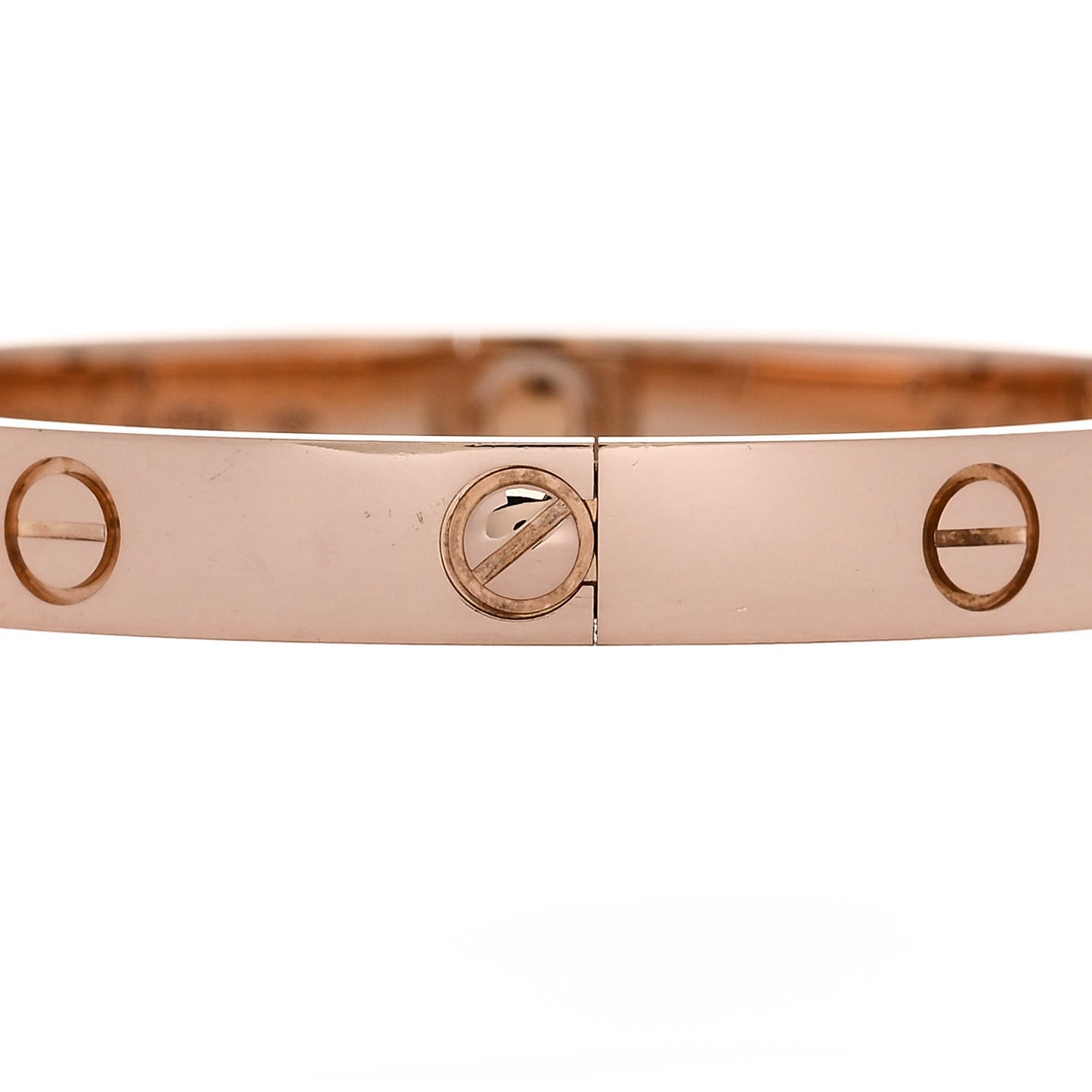 18K Pink Gold 4 Diamond LOVE Bracelet 16