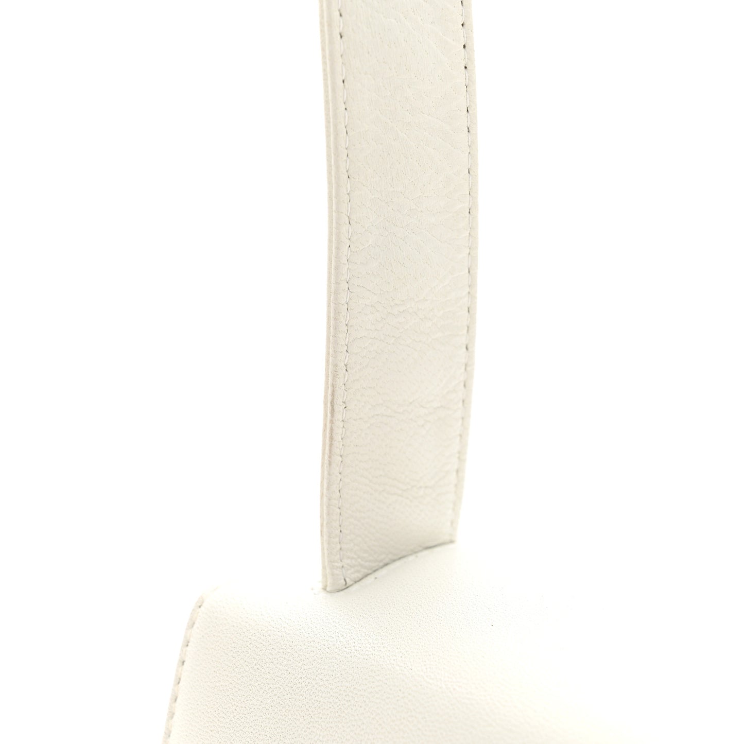 Calfskin Rattan Basket Flap Shoulder Bag White