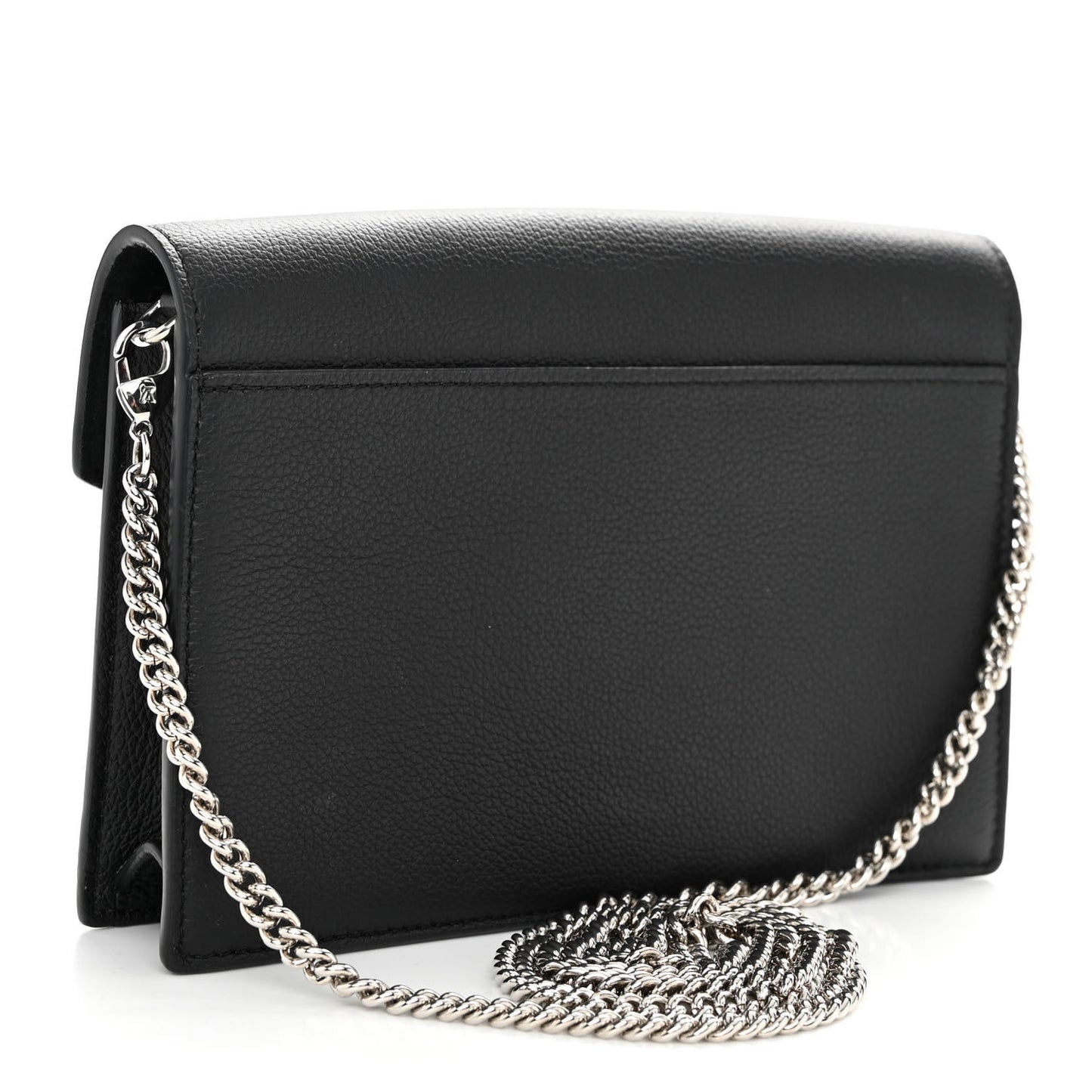 Soft Calfskin My Lockme Chain Pochette Black