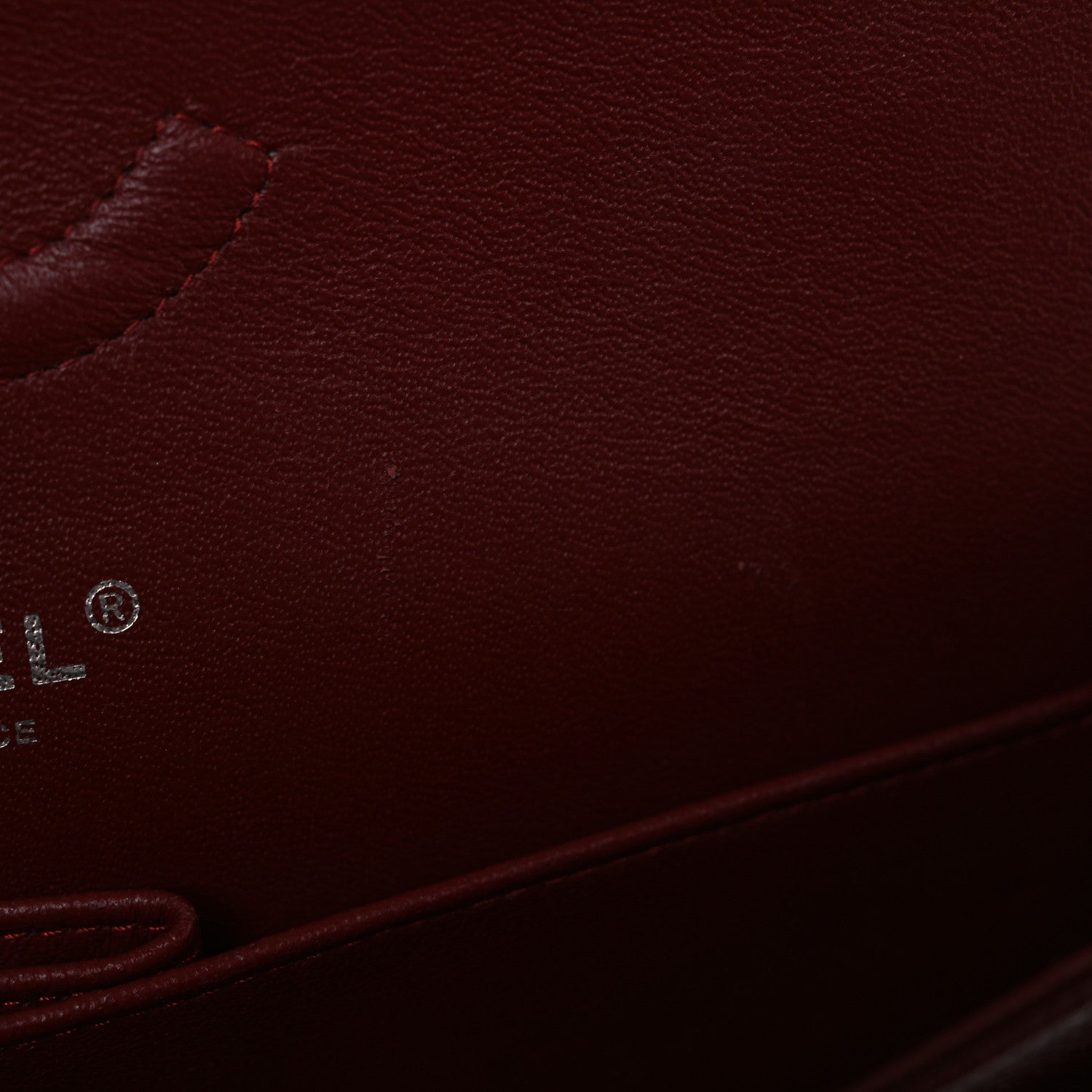Chanel Caviar Quilted Medium Double Flap Burgundy 11 of 12