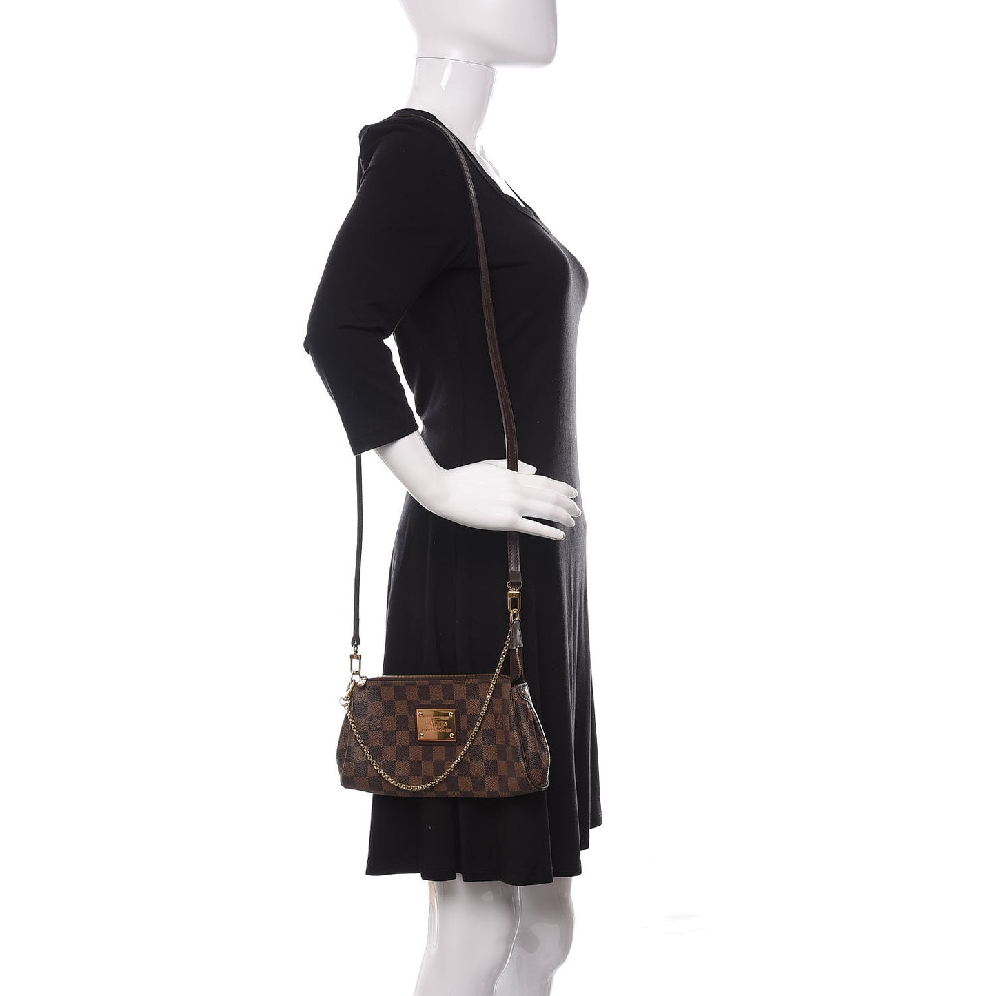 Damier Ebene Eva Clutch