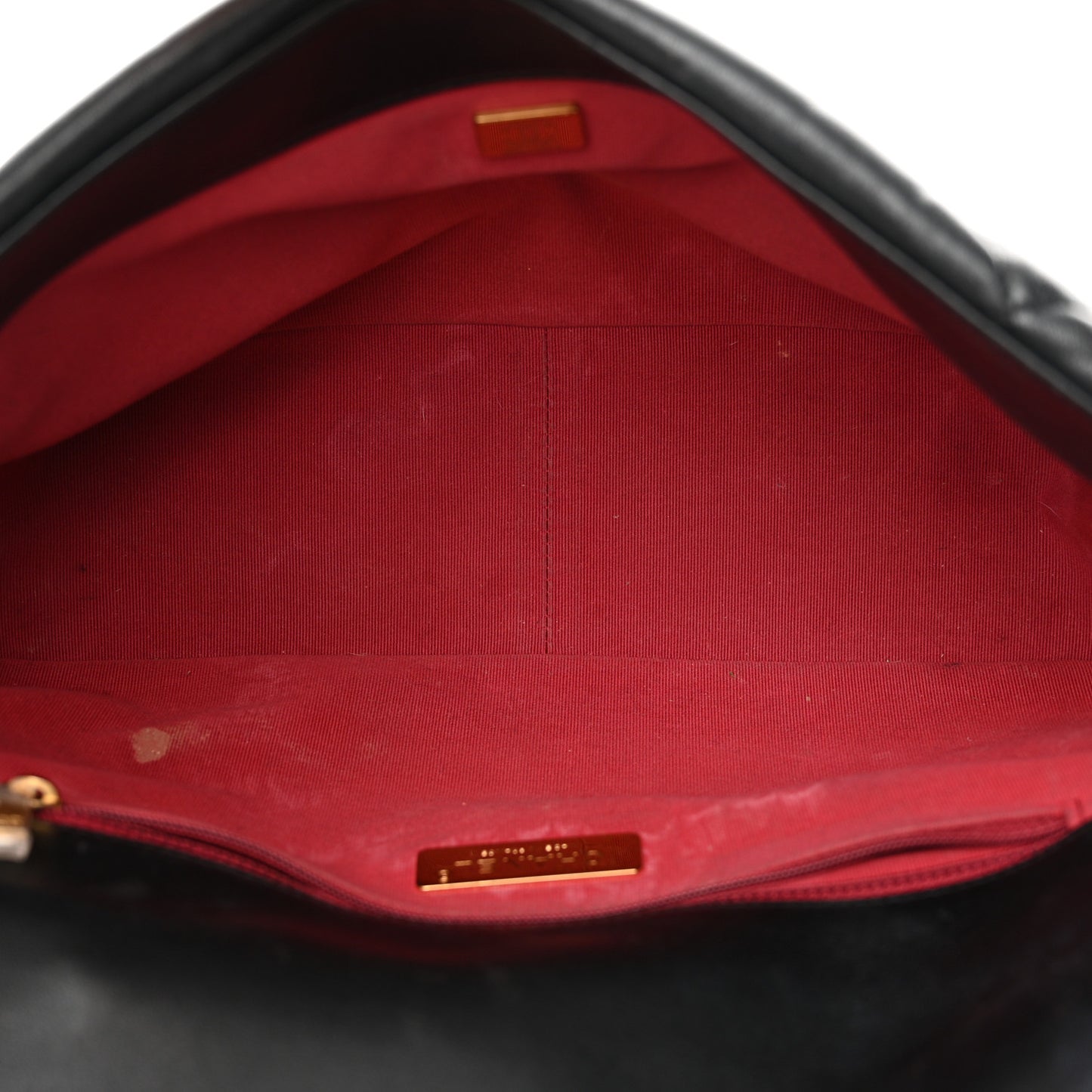 Lambskin Quilted Large Chanel 19 Flap Black