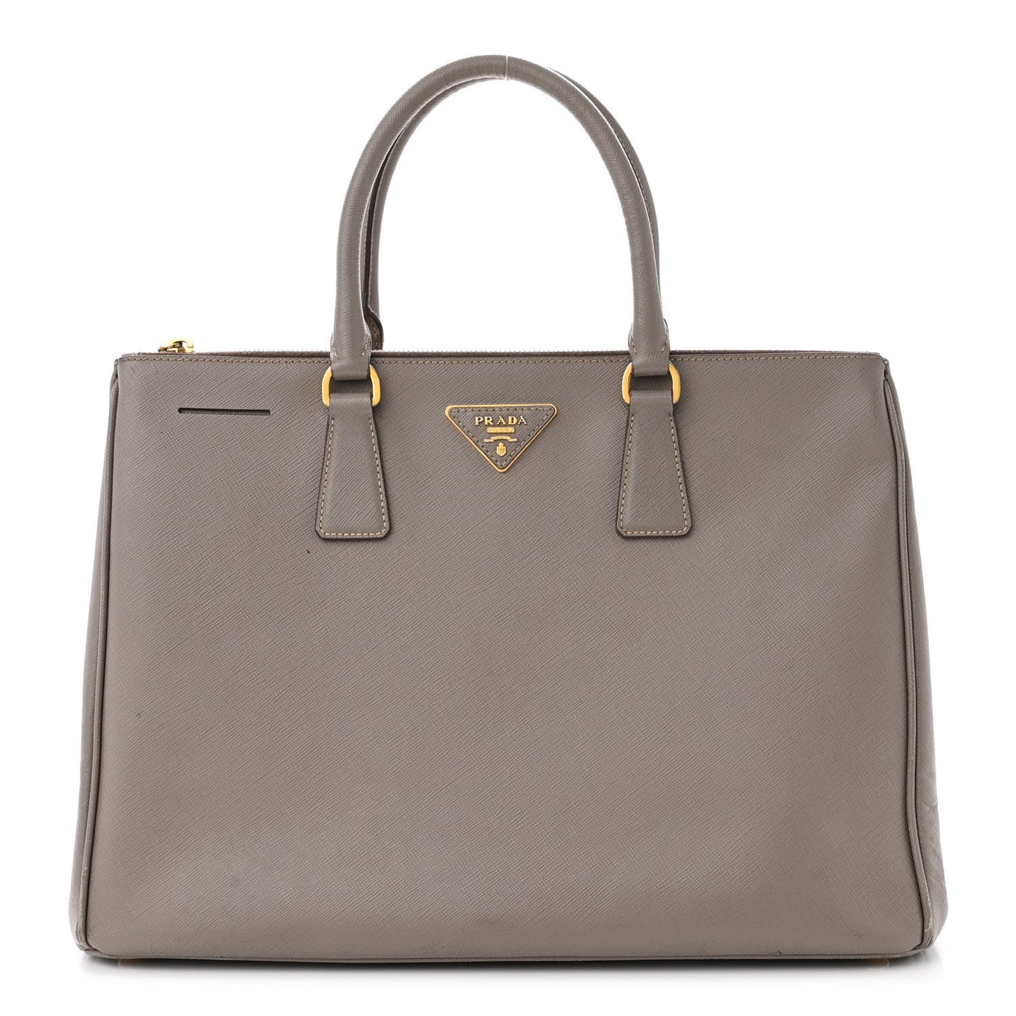 Saffiano Large Galleria Double Zip Tote Argilla