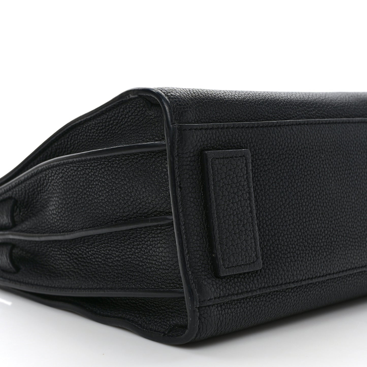 Grained Calfskin Baby Sac De Jour Souple Black