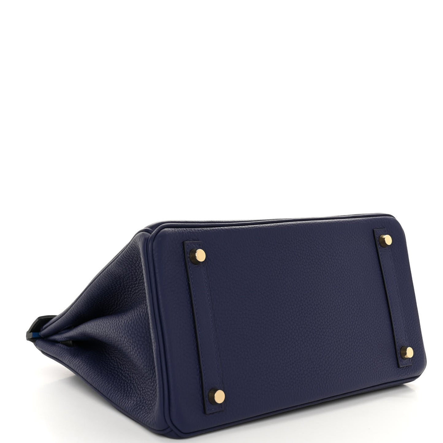 Taurillon Clemence Sombrero Birkin 30 Bleu Encre Bleu Obscur
