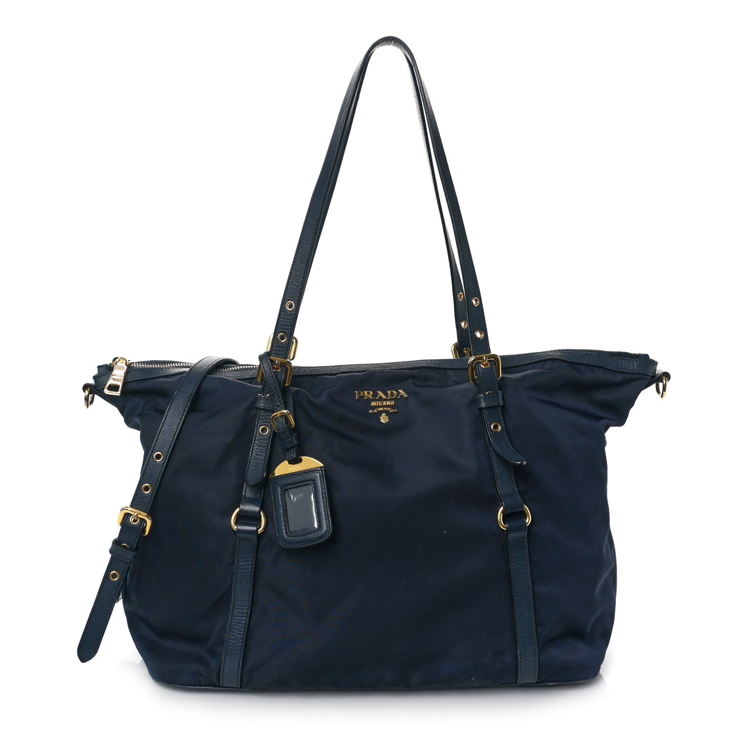 Tessuto Nylon Saffiano Tote Baltico