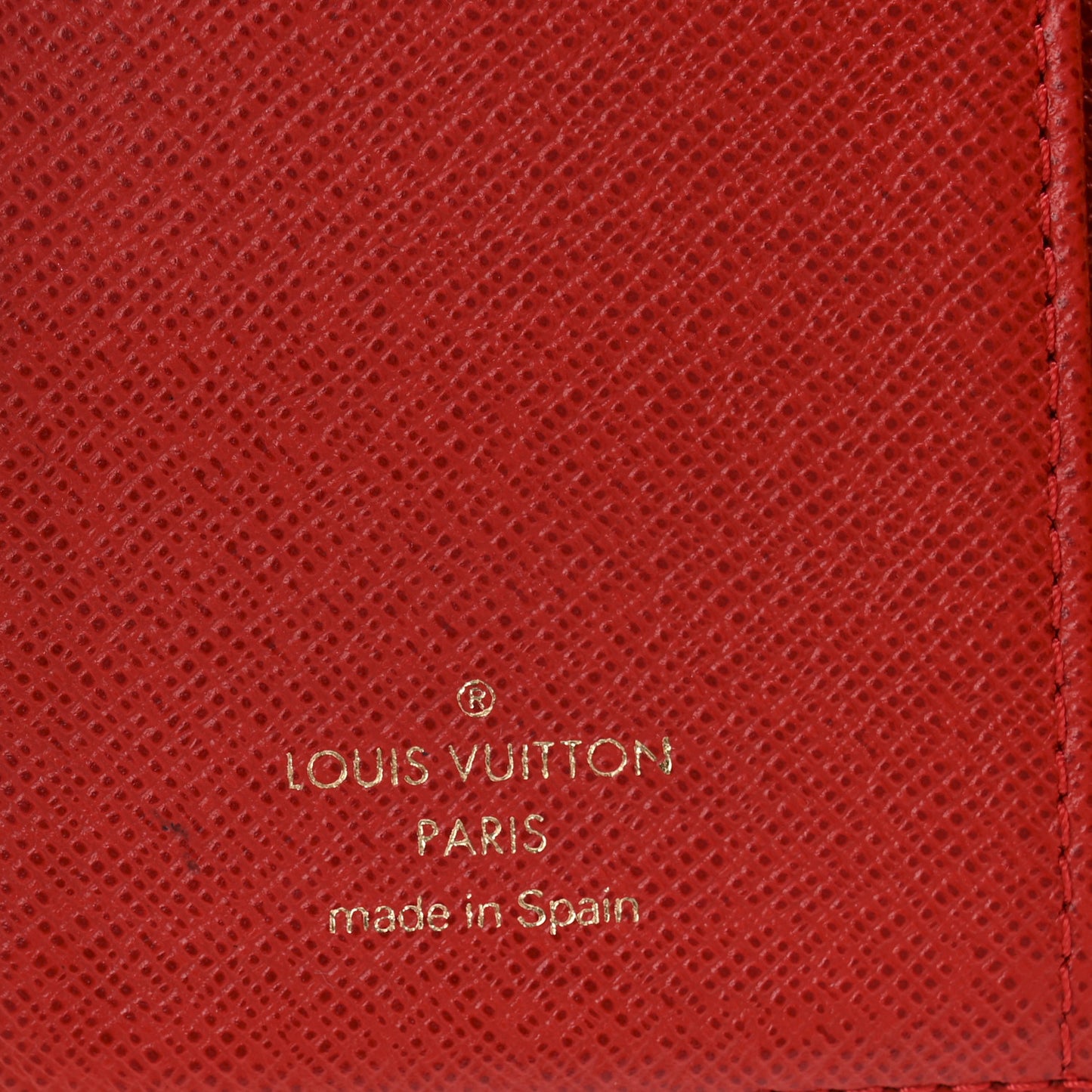 Monogram Groom Small Ring Agenda Cover Red