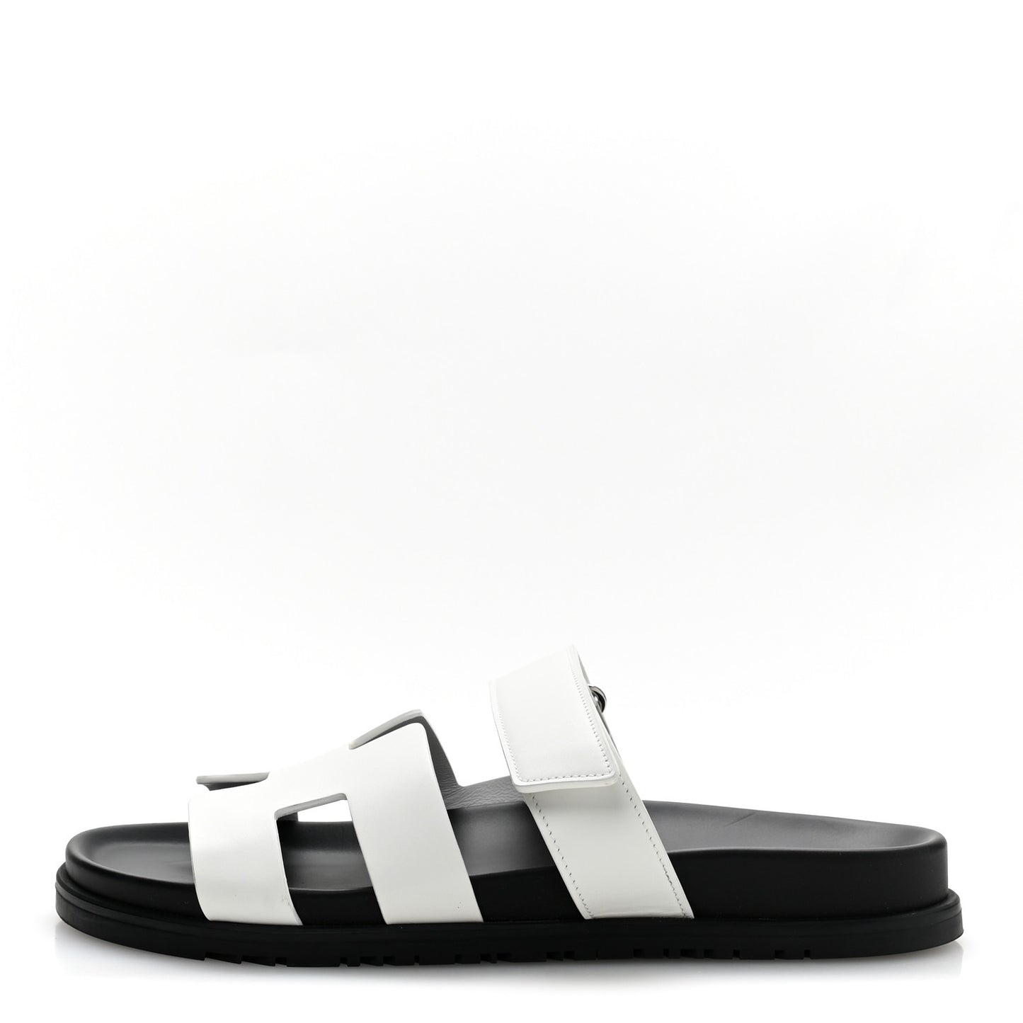 Calfskin Womens Chypre Sandals 41 White