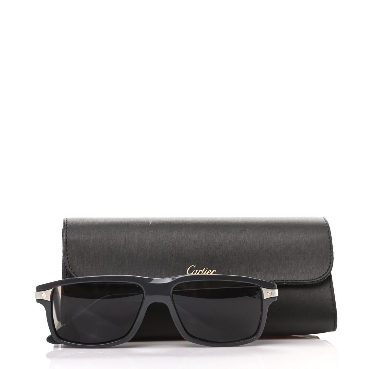 Acetate Santos De Cartier Square Sunglasses CT0190S Grey