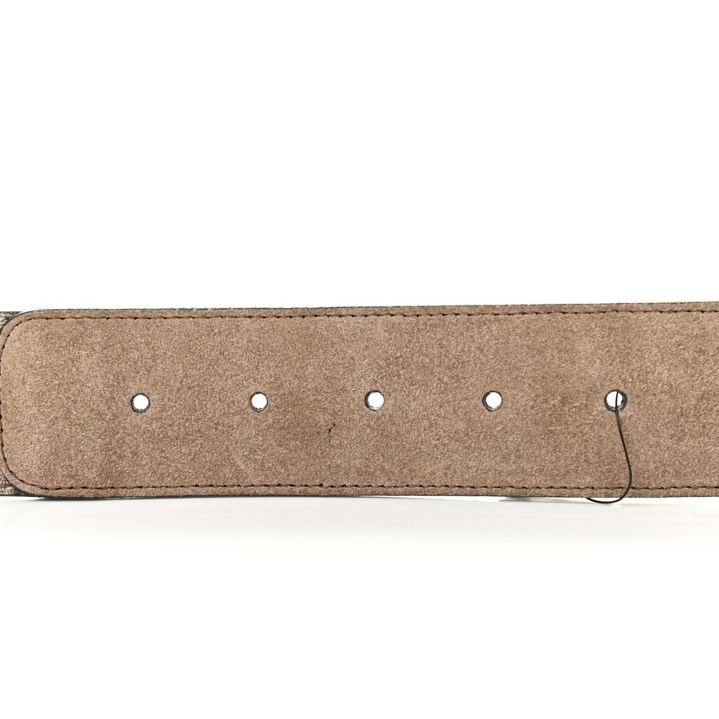 GG Supreme Monogram Suede Dionysus 40mm Belt 65 26 Beige Taupe