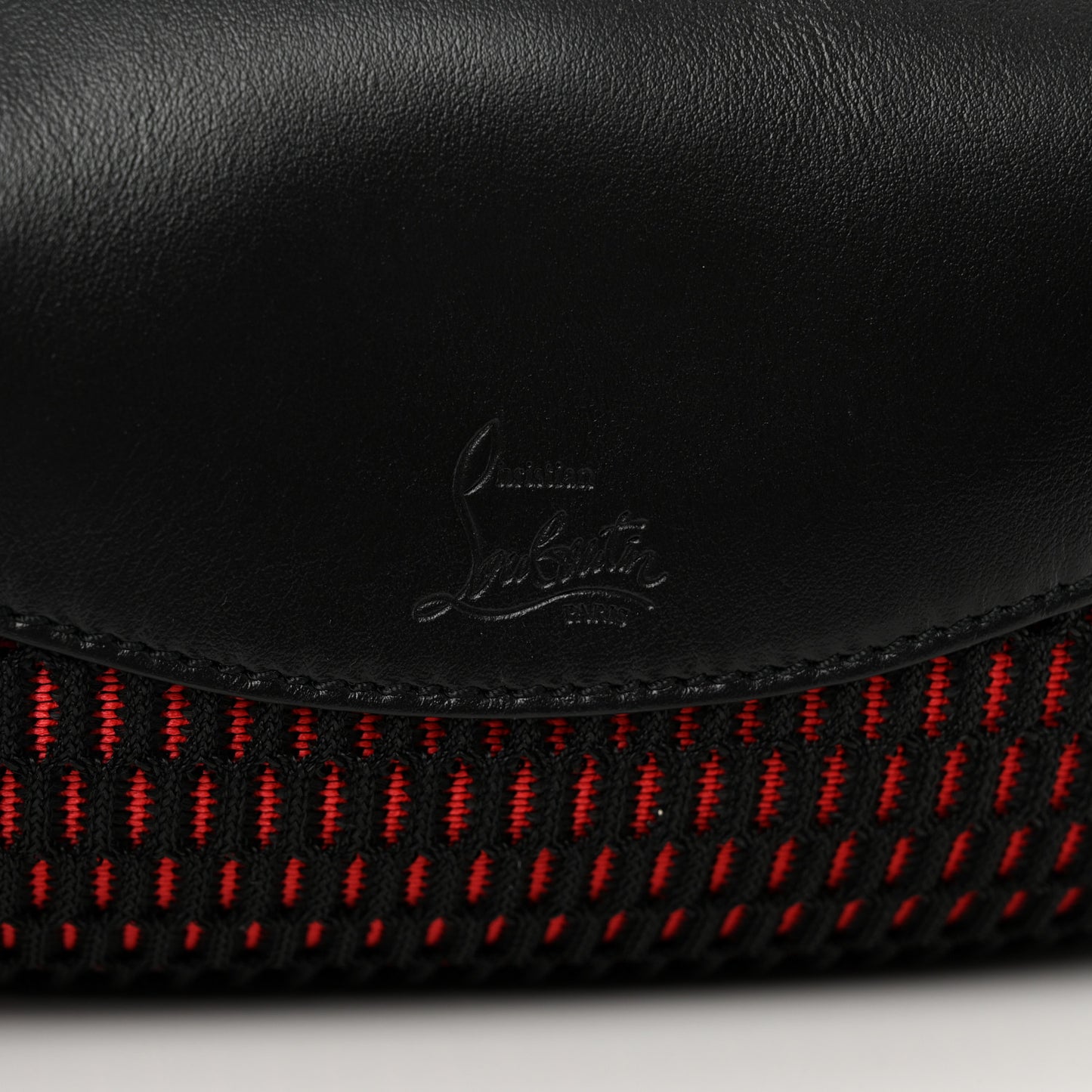 Calfskin Marie Jane Love Belt Bag Black Platine