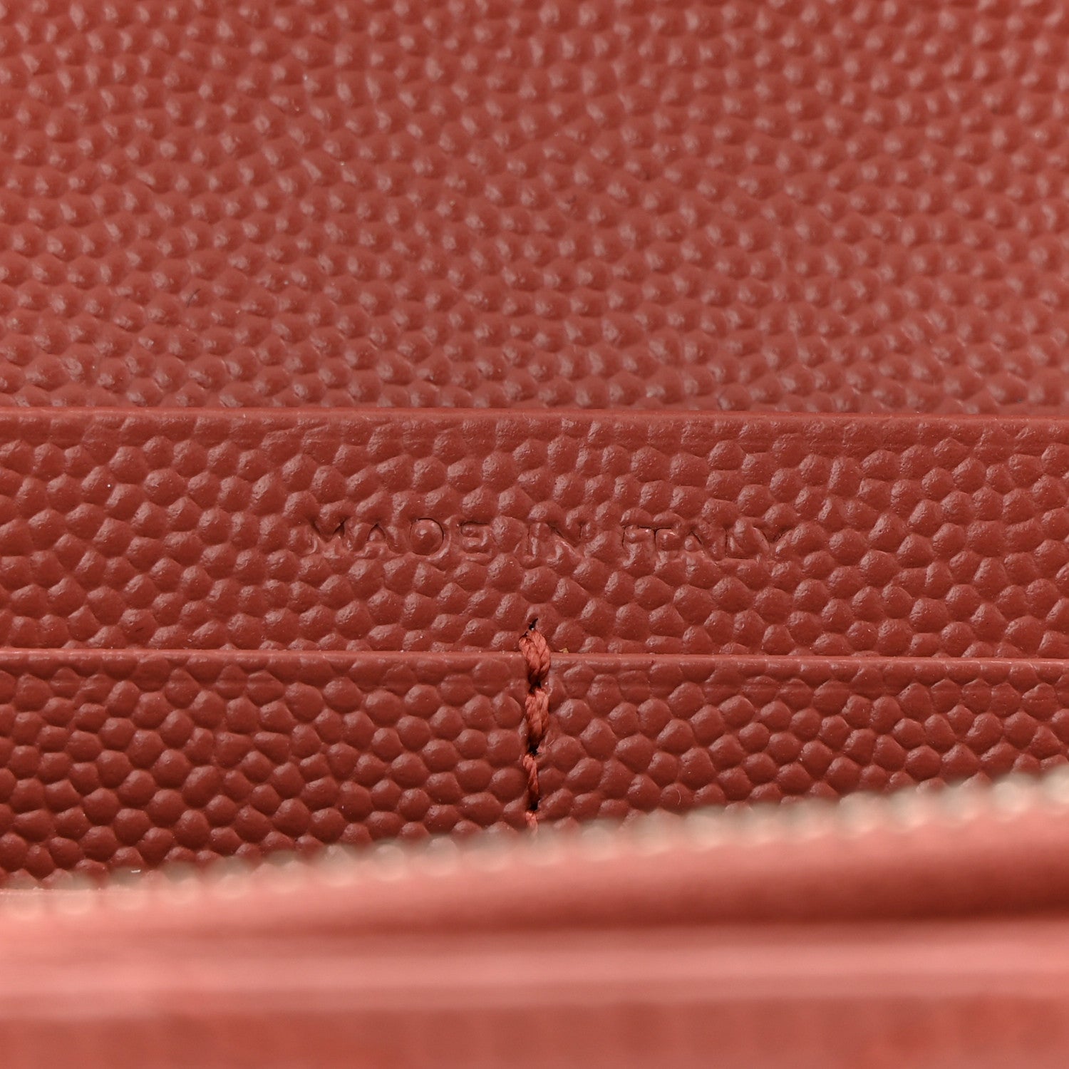 Saint Laurent Grain De Poudre Matelasse Chevron Small Monogram Chain Wallet Blush Fonce 7 of 12