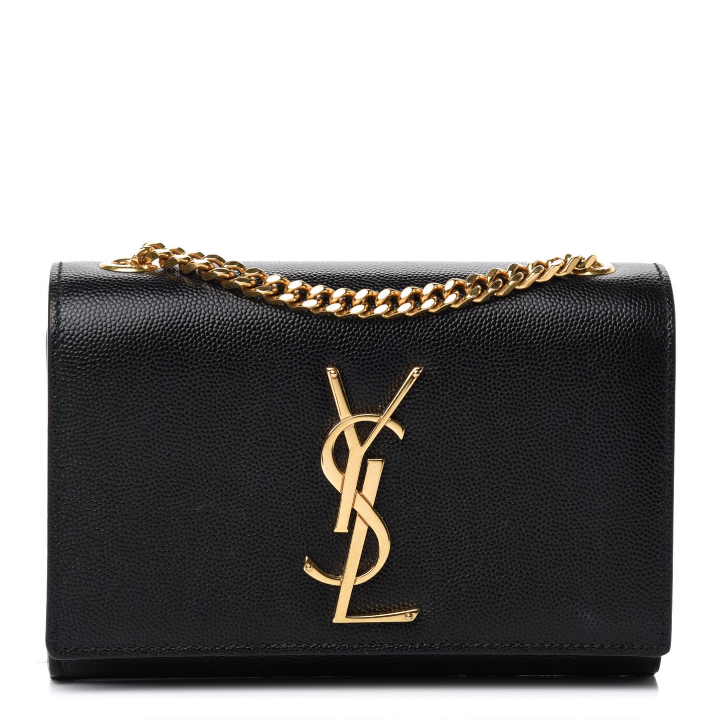 Grain De Poudre Small Monogram Kate Satchel Black