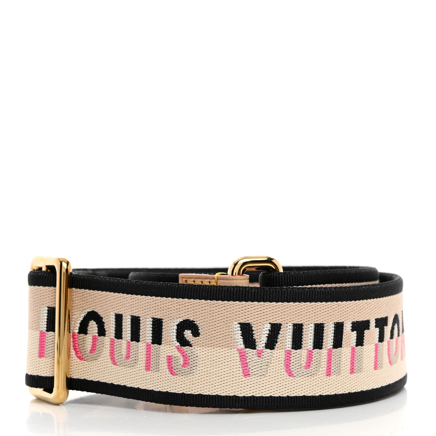 Louis Vuitton Jacquard Speedy Bandouliere 20 Shoulder Strap Black 2 of 3