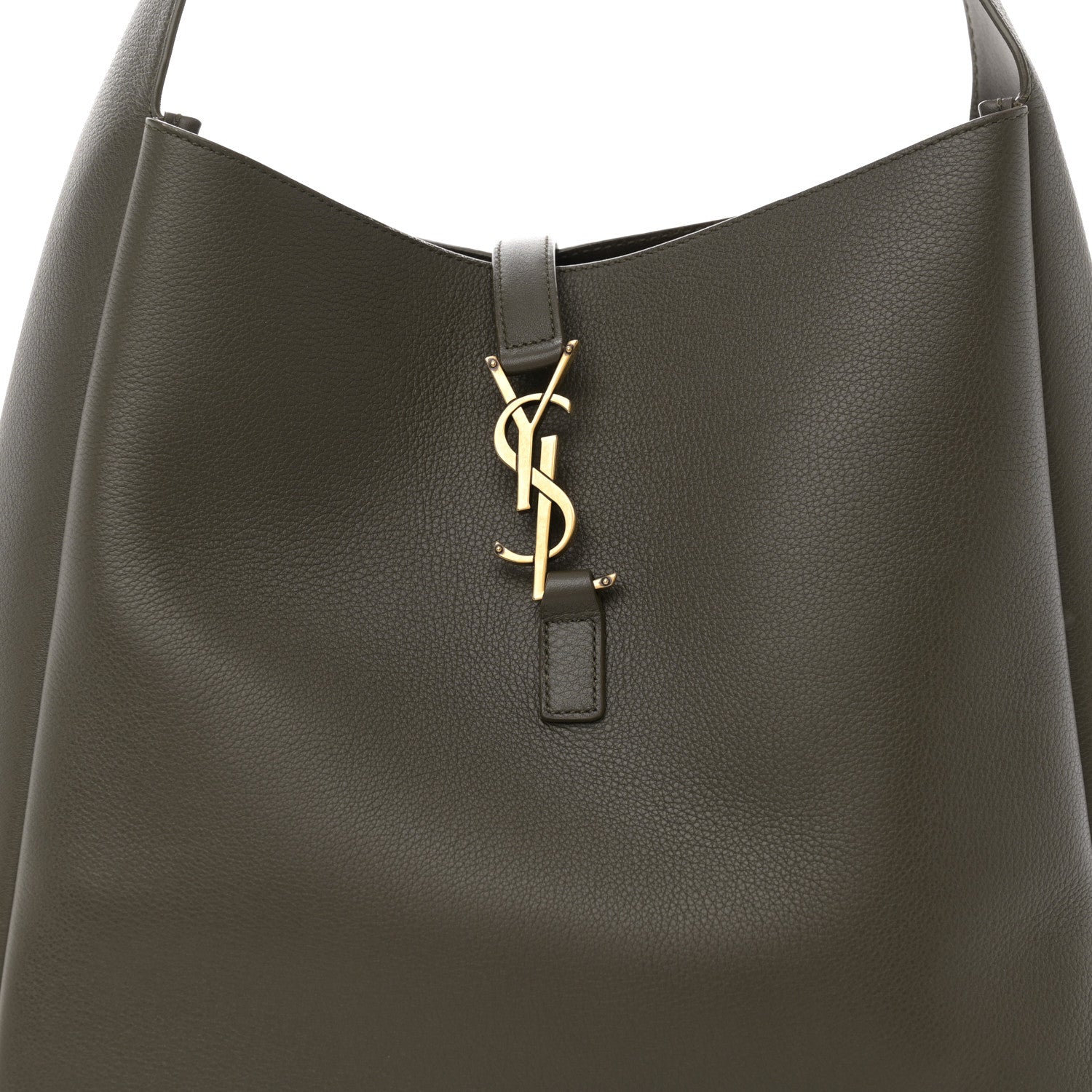 Saint Laurent Smooth Calfskin Large Le 5 A 7 Soft Hobo Light Musk 8 of 12