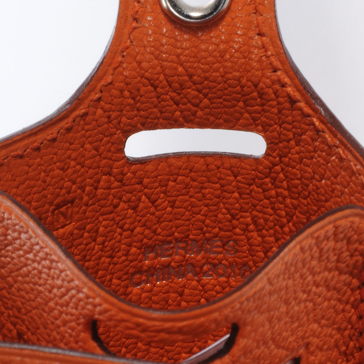 Chevre Luggage Tag Orange