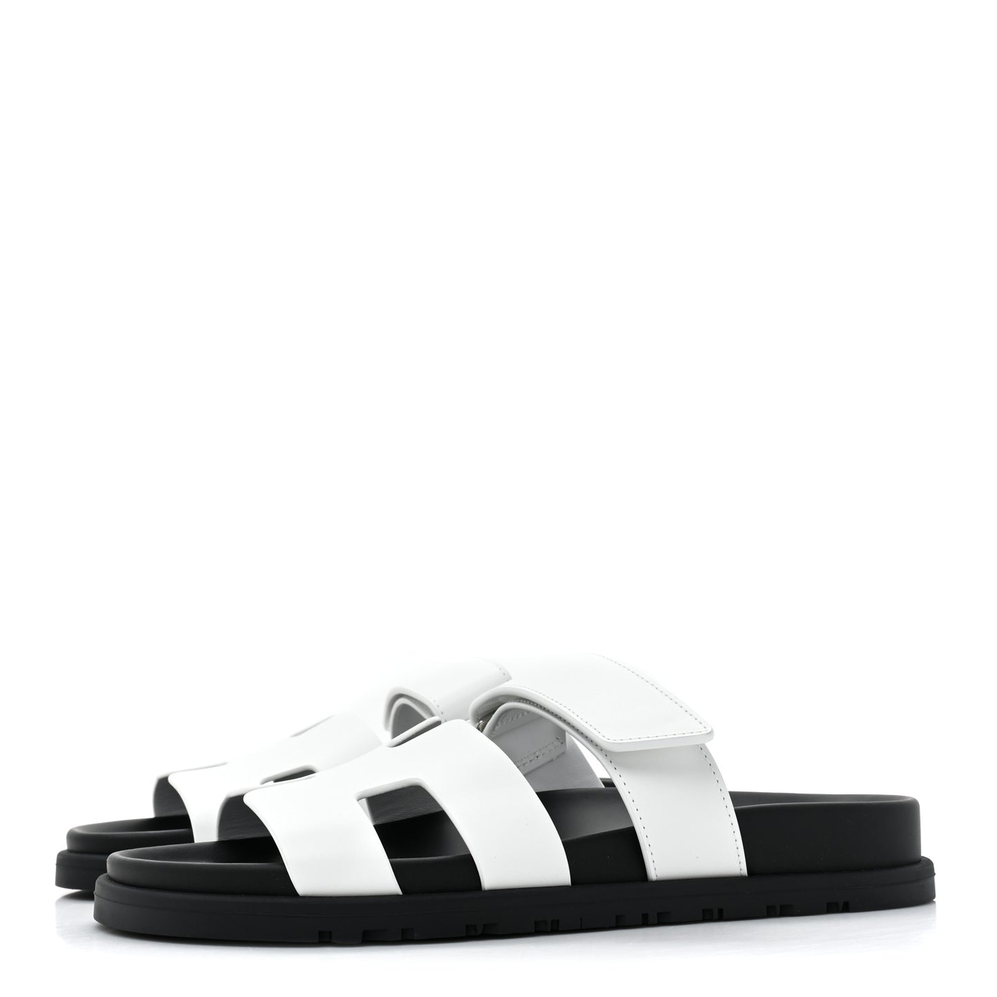 Calfskin Womens Chypre Sandals 37 White