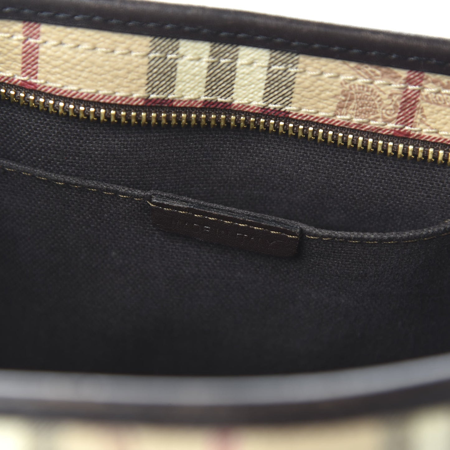Haymarket Check Medium Regent Tote Chocolate