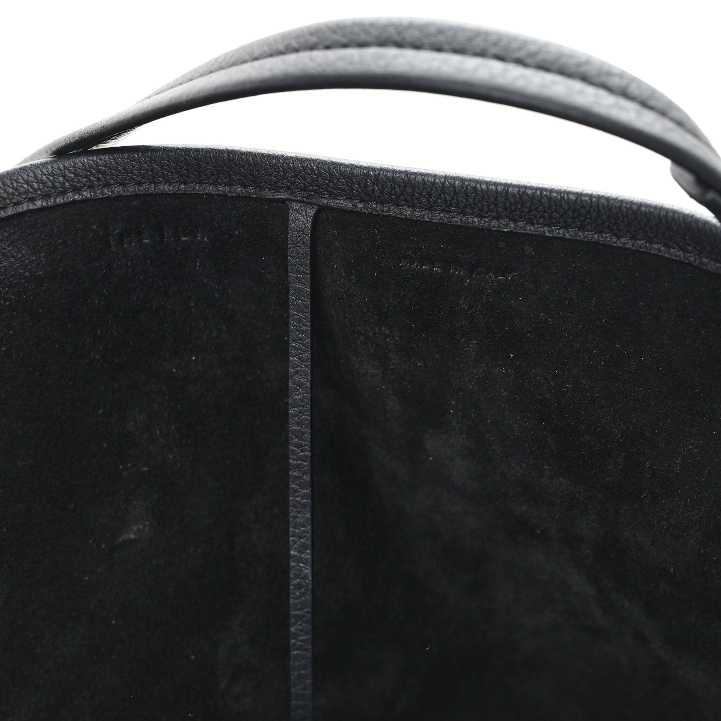 Grained Calfskin Park Tote Three Black
