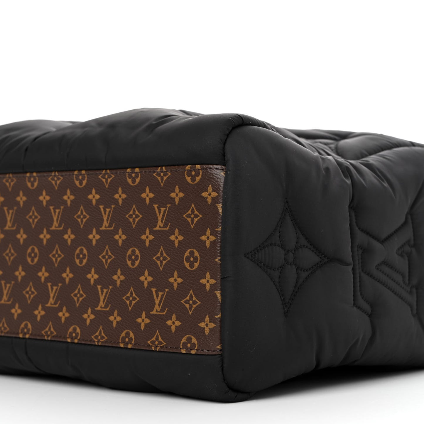 Econyl Monogram Pillow Giant Onthego MM Black