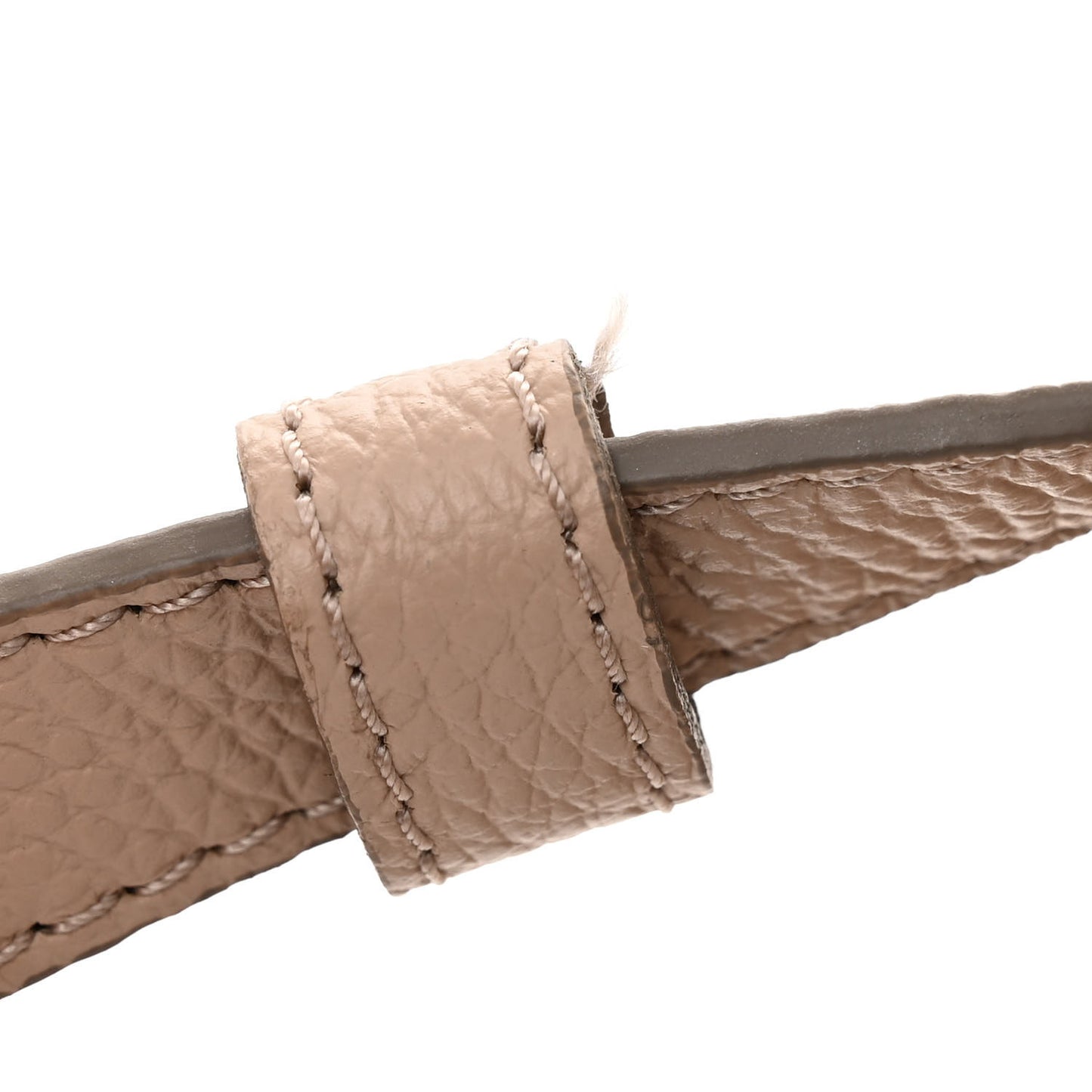 Grained Calfskin Medium Marcie Saddle Bag Nomad Beige