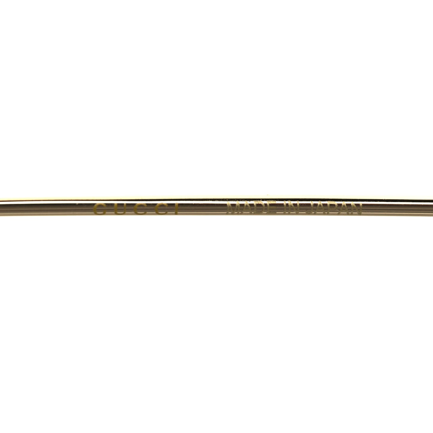 Metal Fork Square Frame Sunglasses GG1031S Gold
