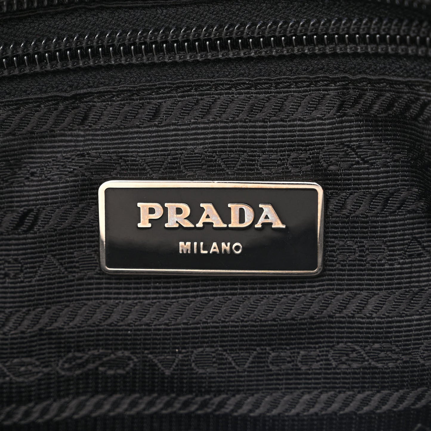 Nylon Vela Flat Messenger Bag Black