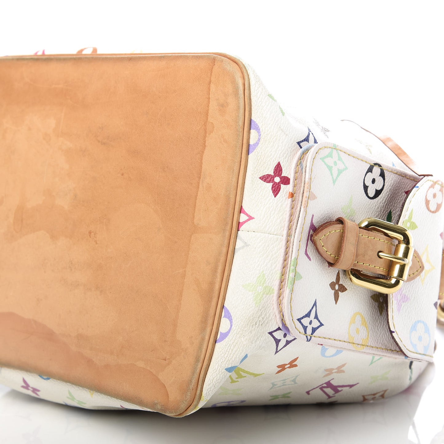 Monogram Multicolor Petit Noe White