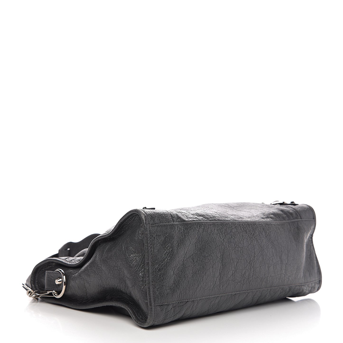 Agneau Classic Silver Hardware City Gris Fossile Anthracite