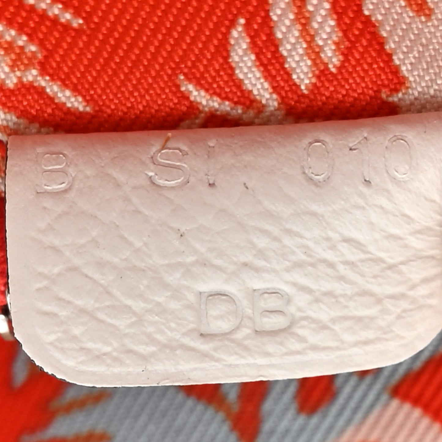 Evercolor Barenia Silk'In Wallet New White Capucine Bleu Zephyr