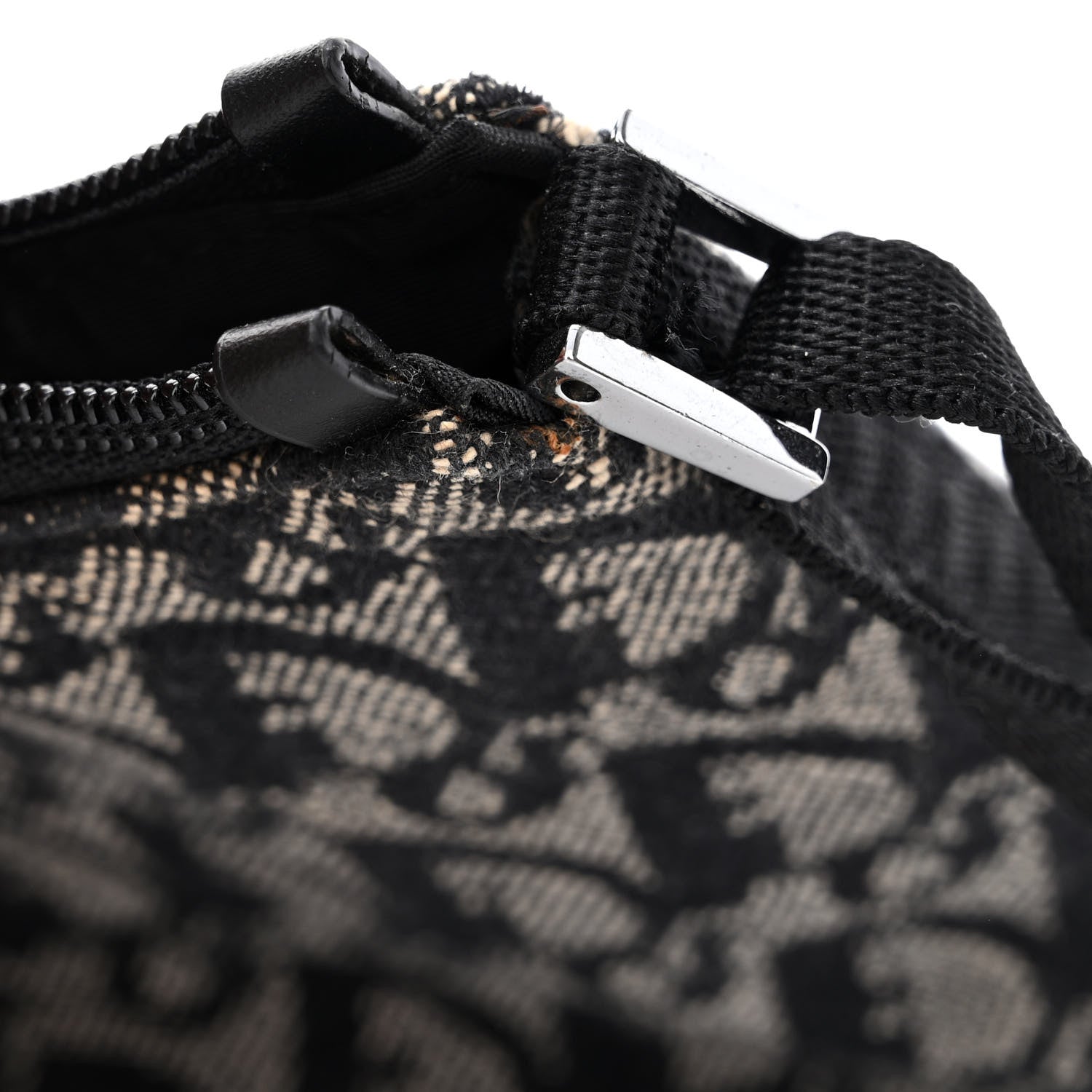 Christian Dior Monogram Shoulder Bag Pochette Black 12 of 14
