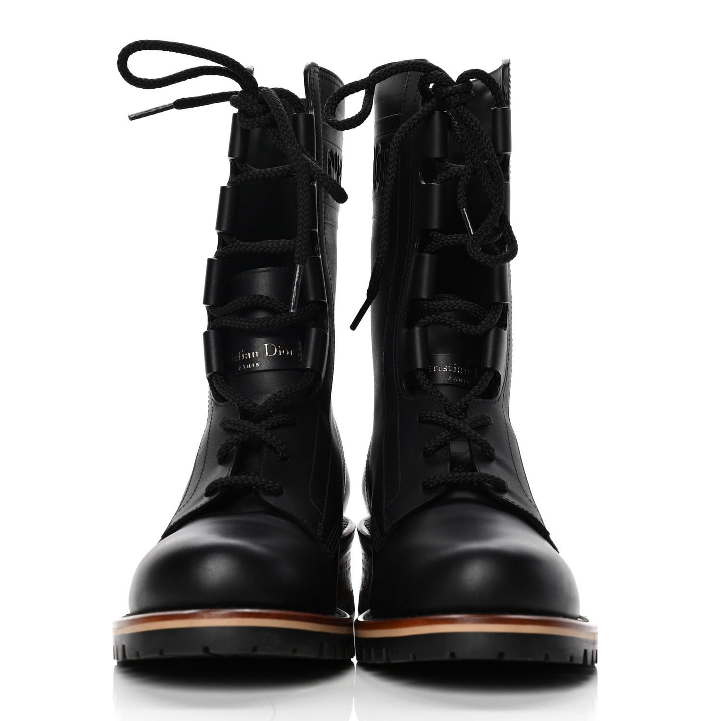 Calfskin Dior Quest 35mm Hiking Boots 36 Black