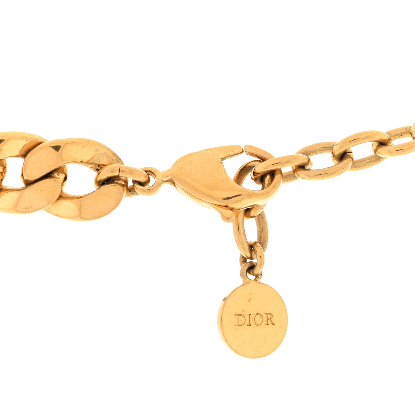 Metal Danseuse Etoile Chain Choker Necklace Gold