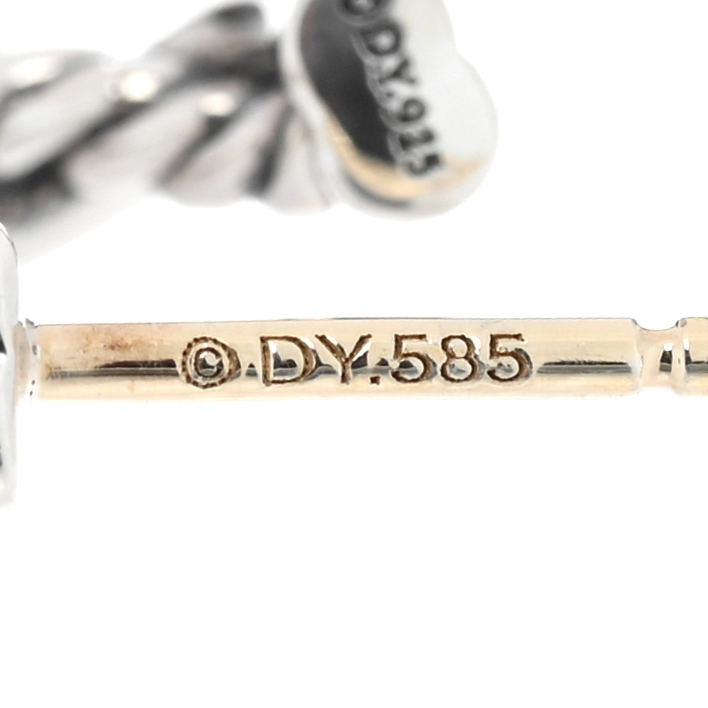 Sterling Silver Diamond Petite Infinity Huggie Hoop Earrings