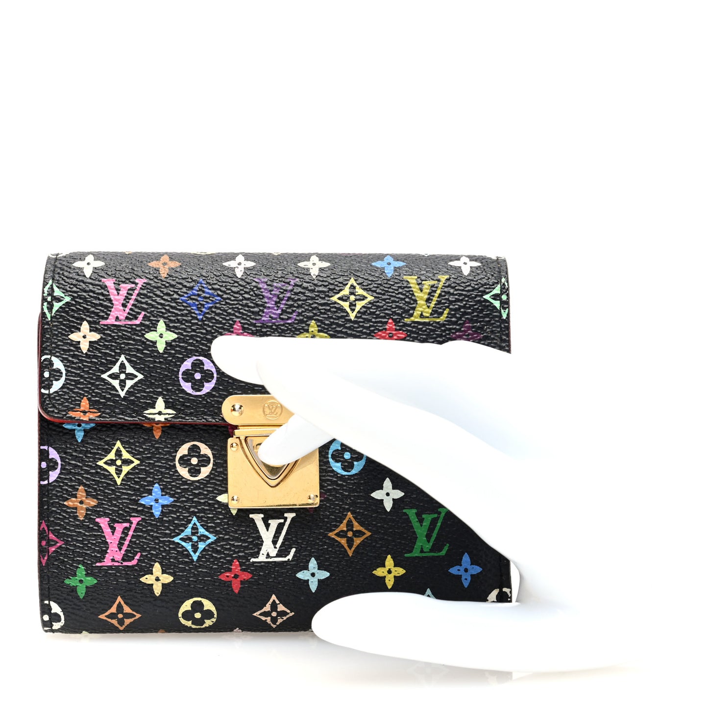 Monogram Multicolor Koala Wallet Black
