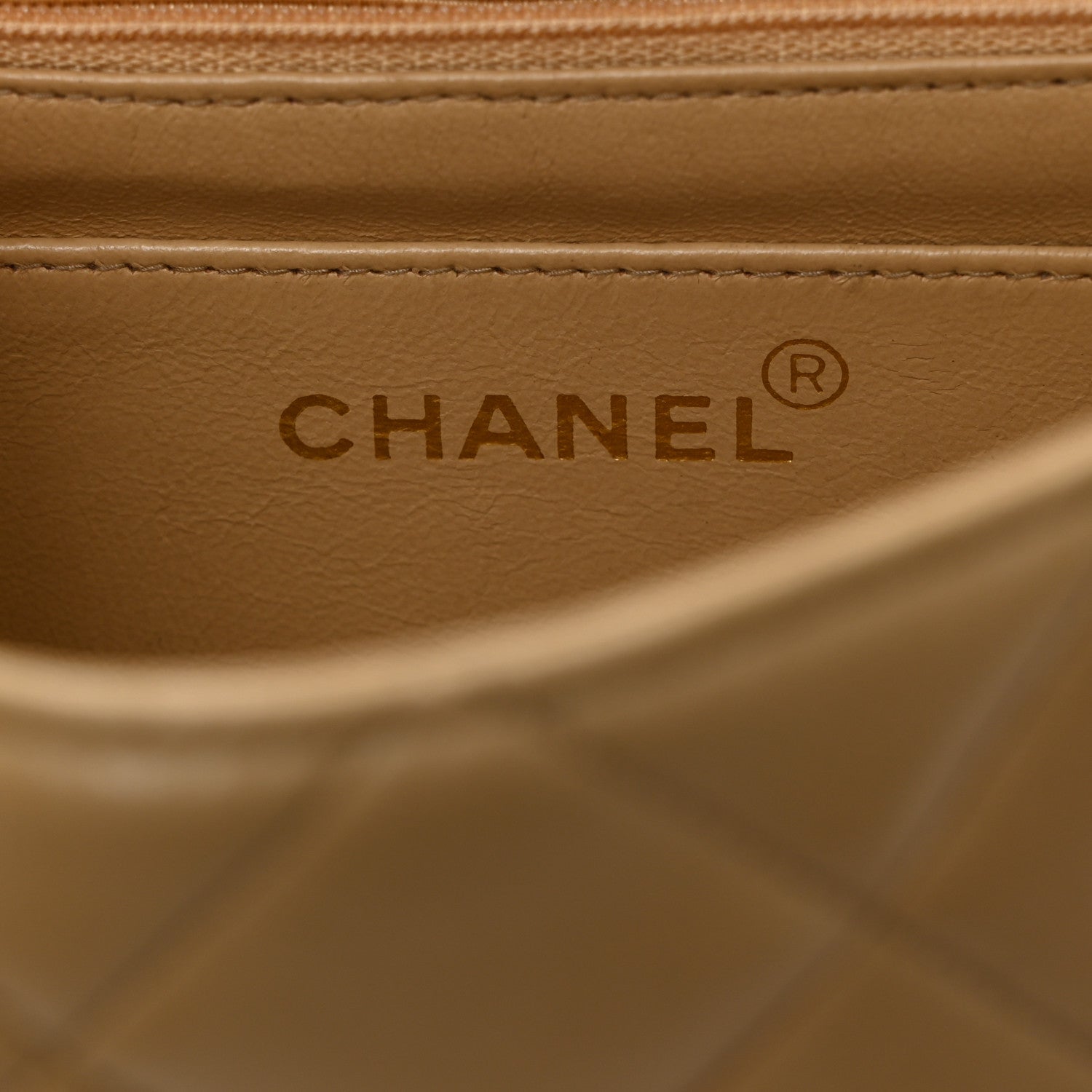 Chanel Lambskin Quilted Small Single Flap Beige 7 of 12