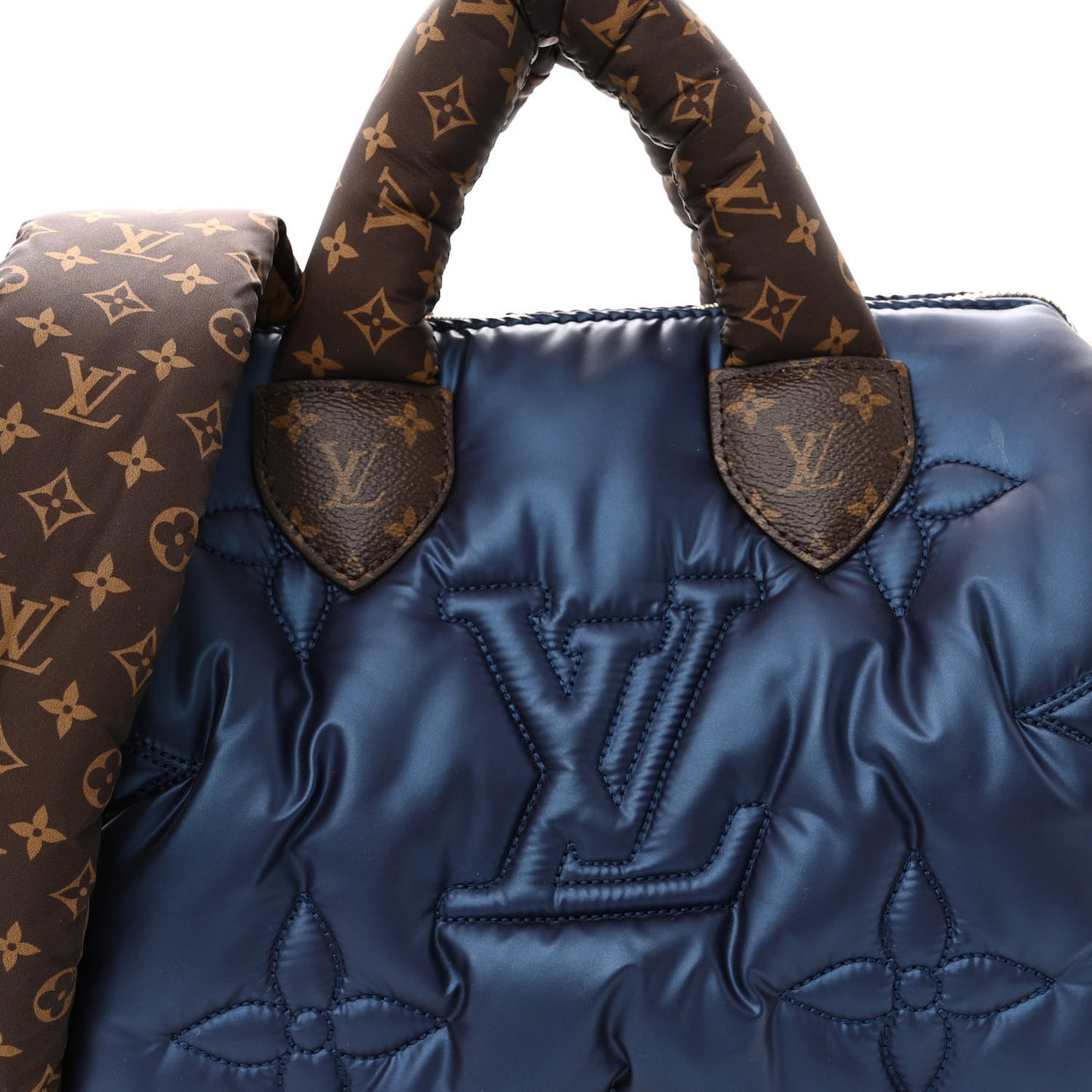 Econyl Mini Monogram Pillow Speedy Bandouliere 25 Navy