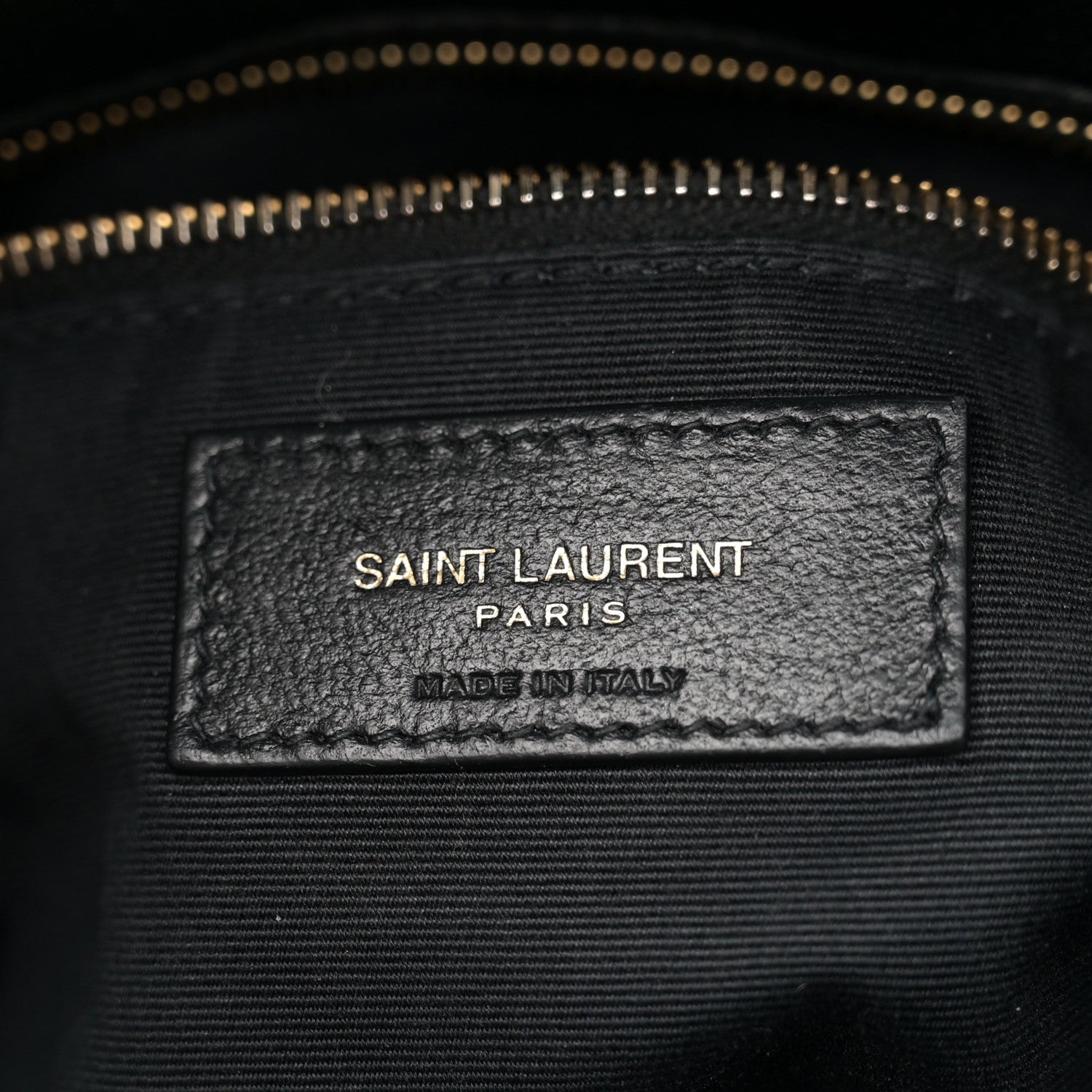 Saint Laurent Lambskin Quilted Medium Loulou Puffer Monogram Chain Satchel Black 6 of 12