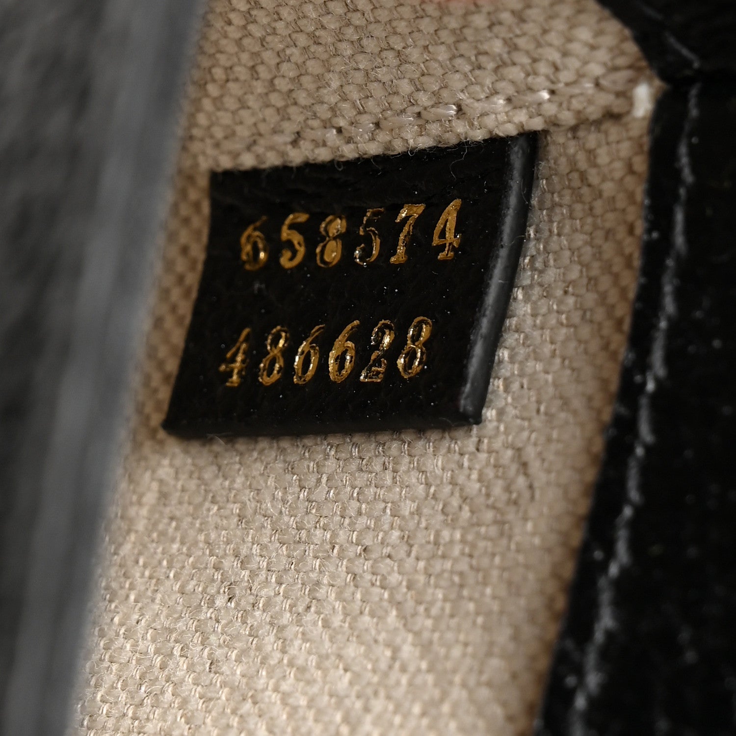 Gucci X ADIDAS Textured Dollar Calfskin Web Trefoil Mini Horsebit 1955 Shoulder Bag Black Off White 8 of 12