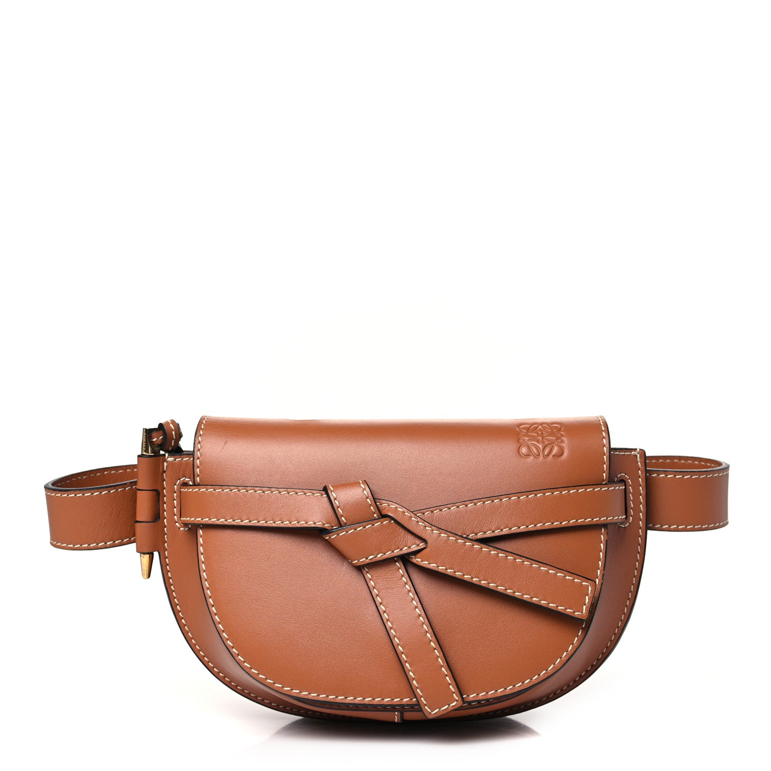 Loewe Calfskin Mini Gate Belt Bag Tan 1 of 10