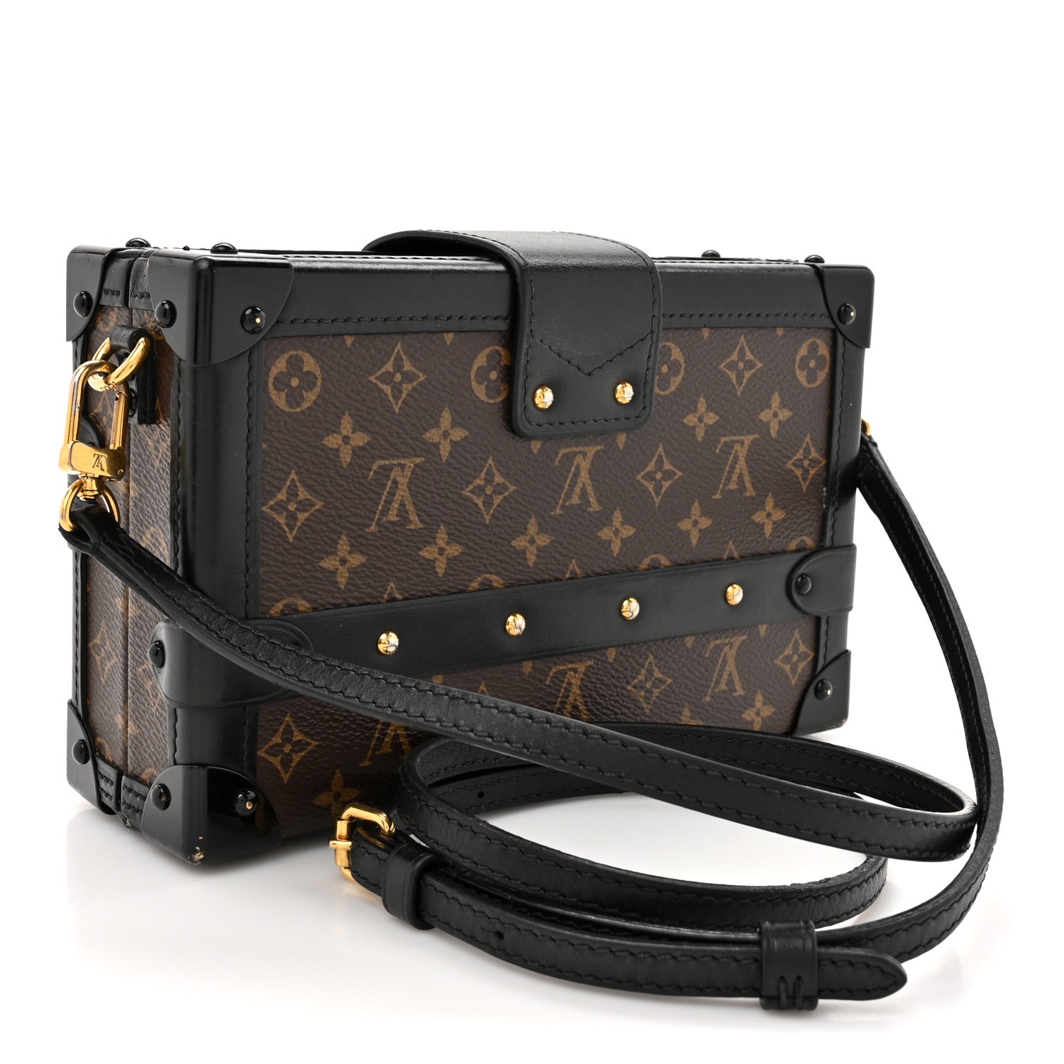 Louis Vuitton Monogram Petite Malle Black 3 of 14