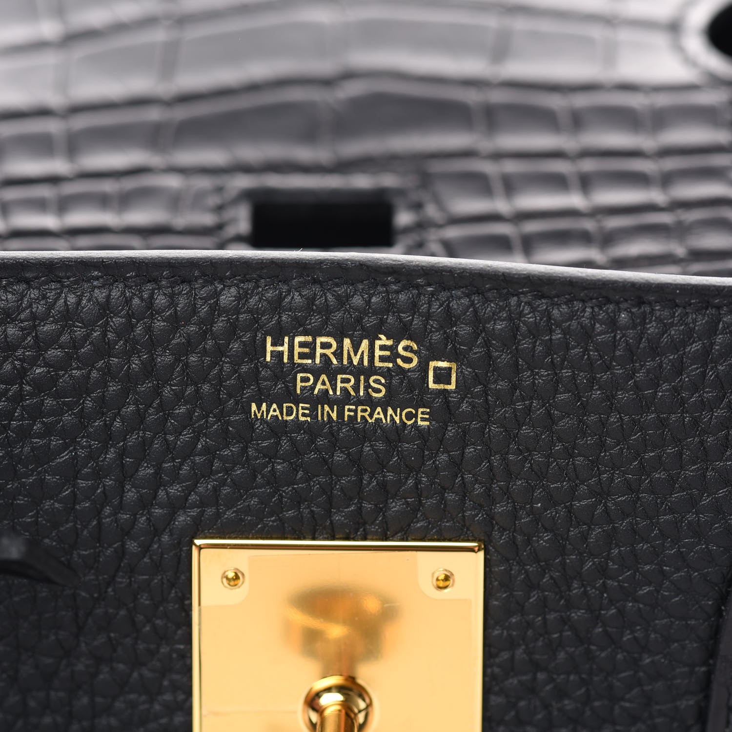 Hermes Togo Matte Alligator Birkin Touch 30 Black 20 of 37