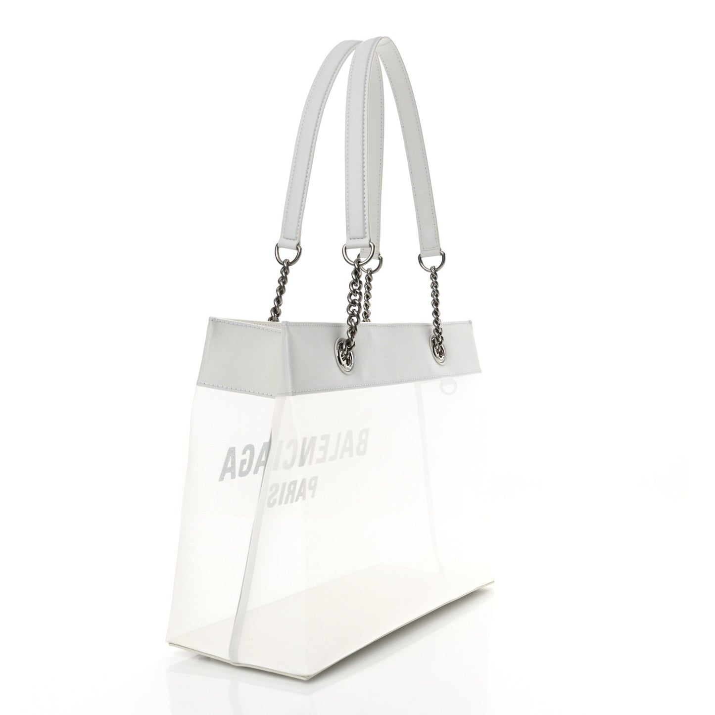 Mesh Medium Duty Free Tote White