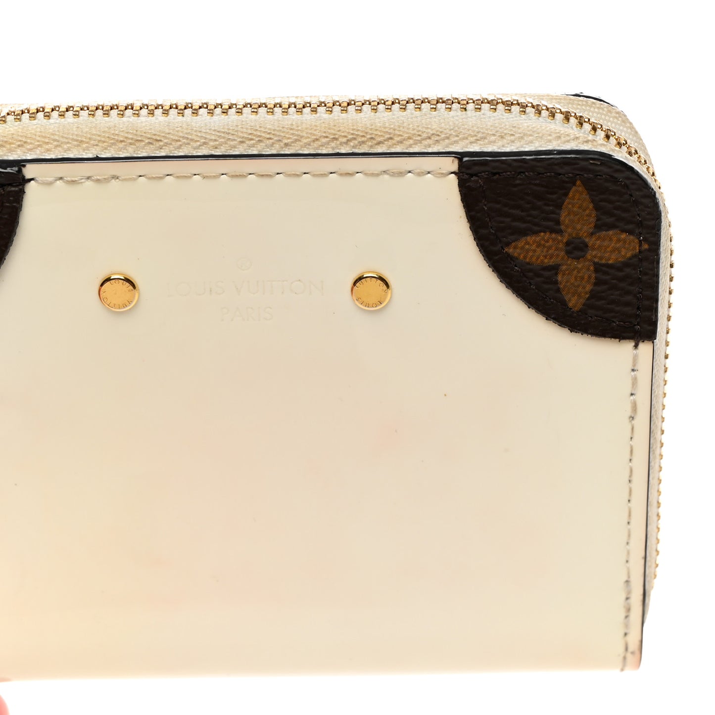 Patent Miroir Venice Zippy Coin Purse Snow