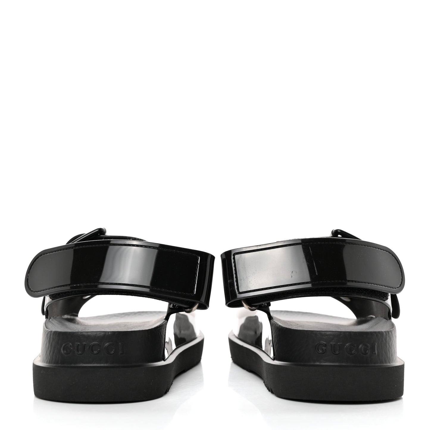 Rubber Mini Double G Womens Isla Dad Sandals 35 Black