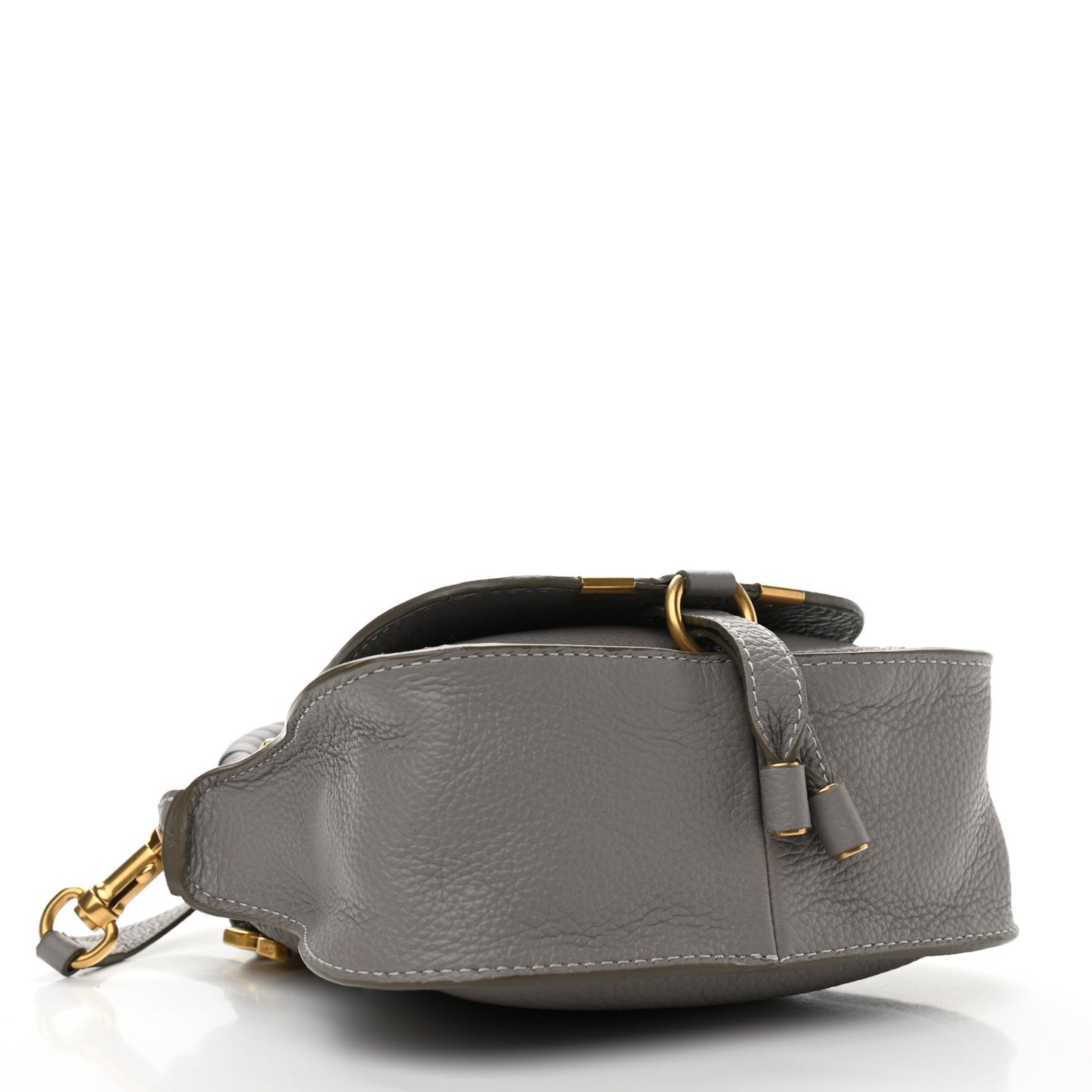 Calfskin Mini Marcie Satchel Cashmere Grey