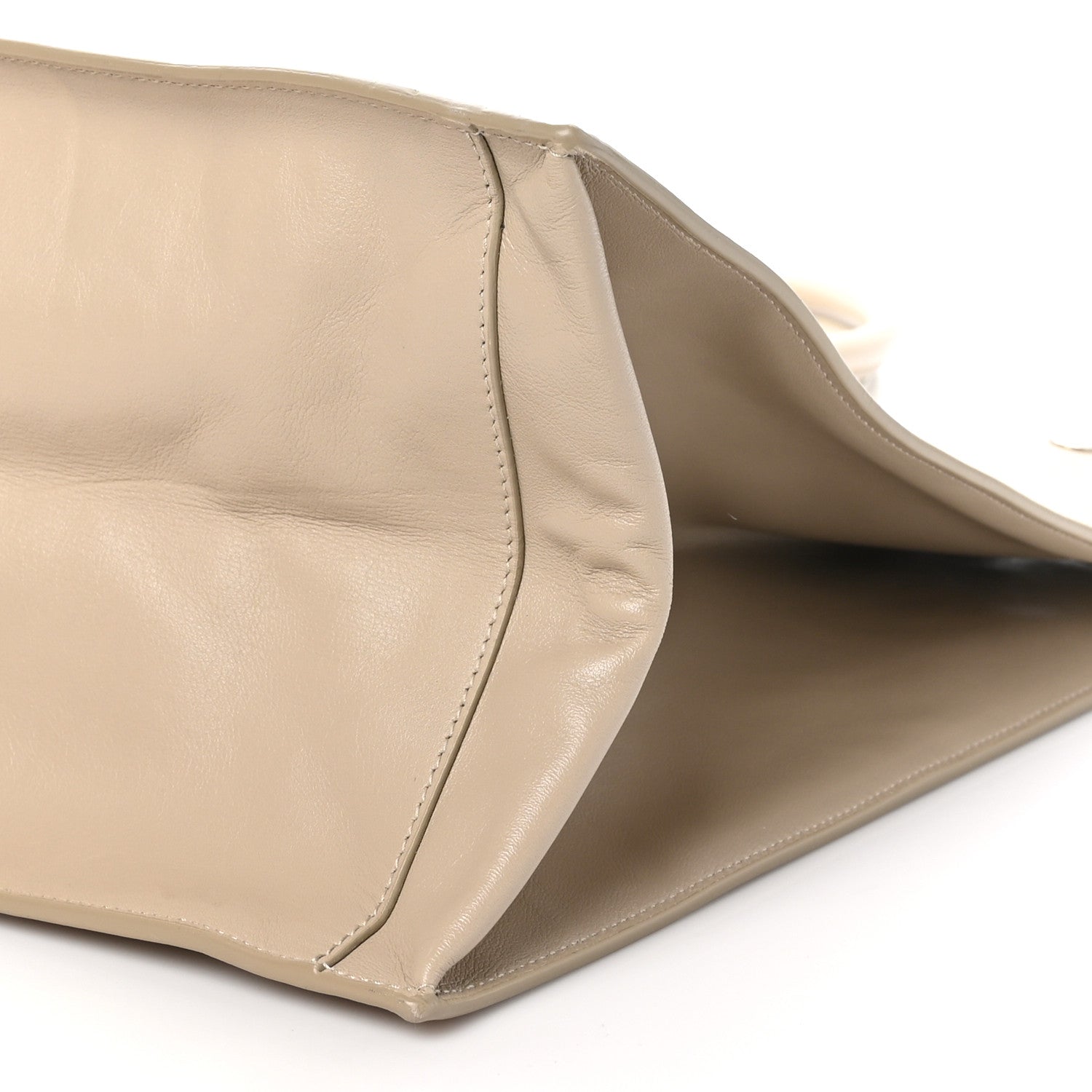 Saint Laurent Vitello Large Rive Gauche Tote Sea Salt 10 of 10