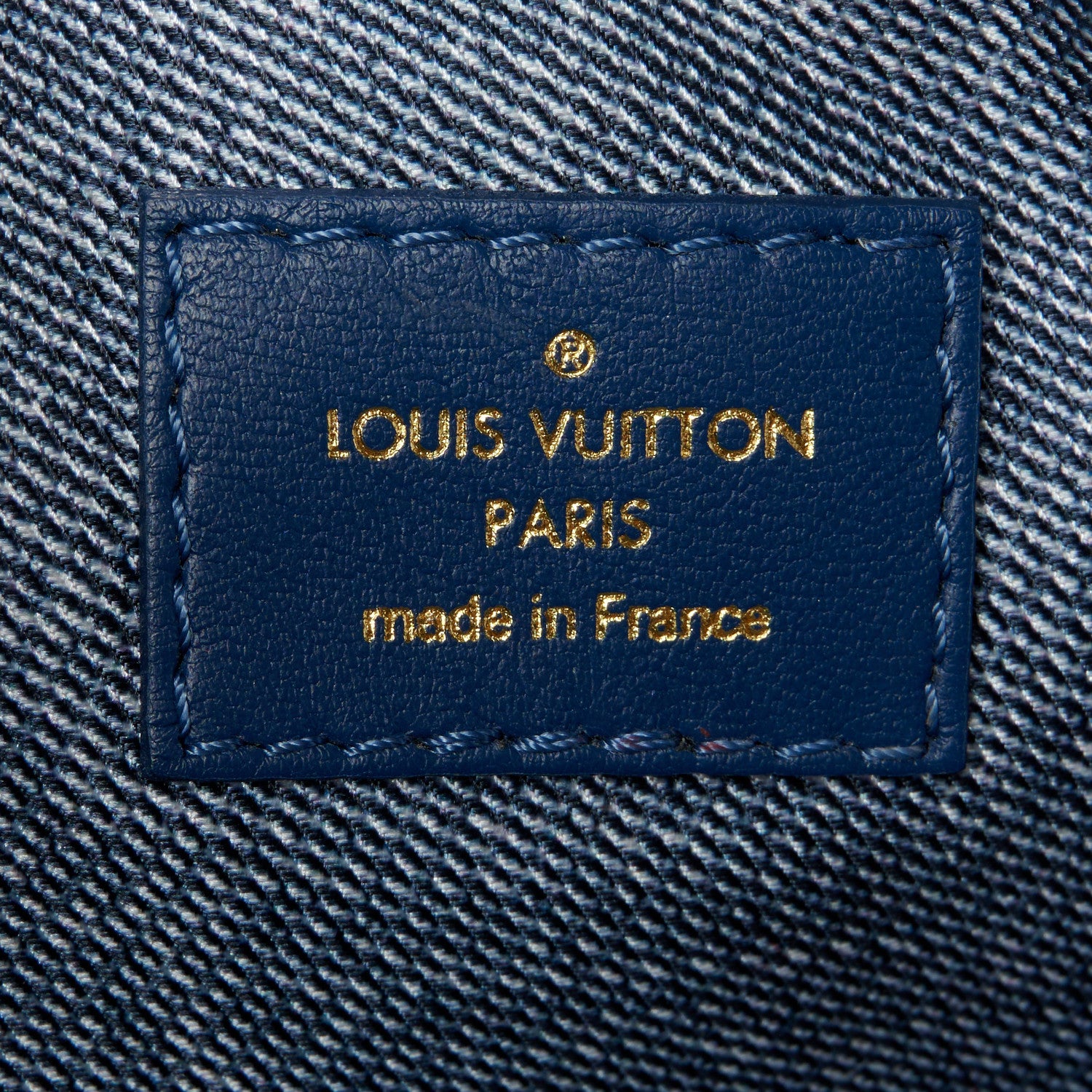 Louis Vuitton Lambskin Embossed Monogram Coussin PM Denim Blue 7 of 12