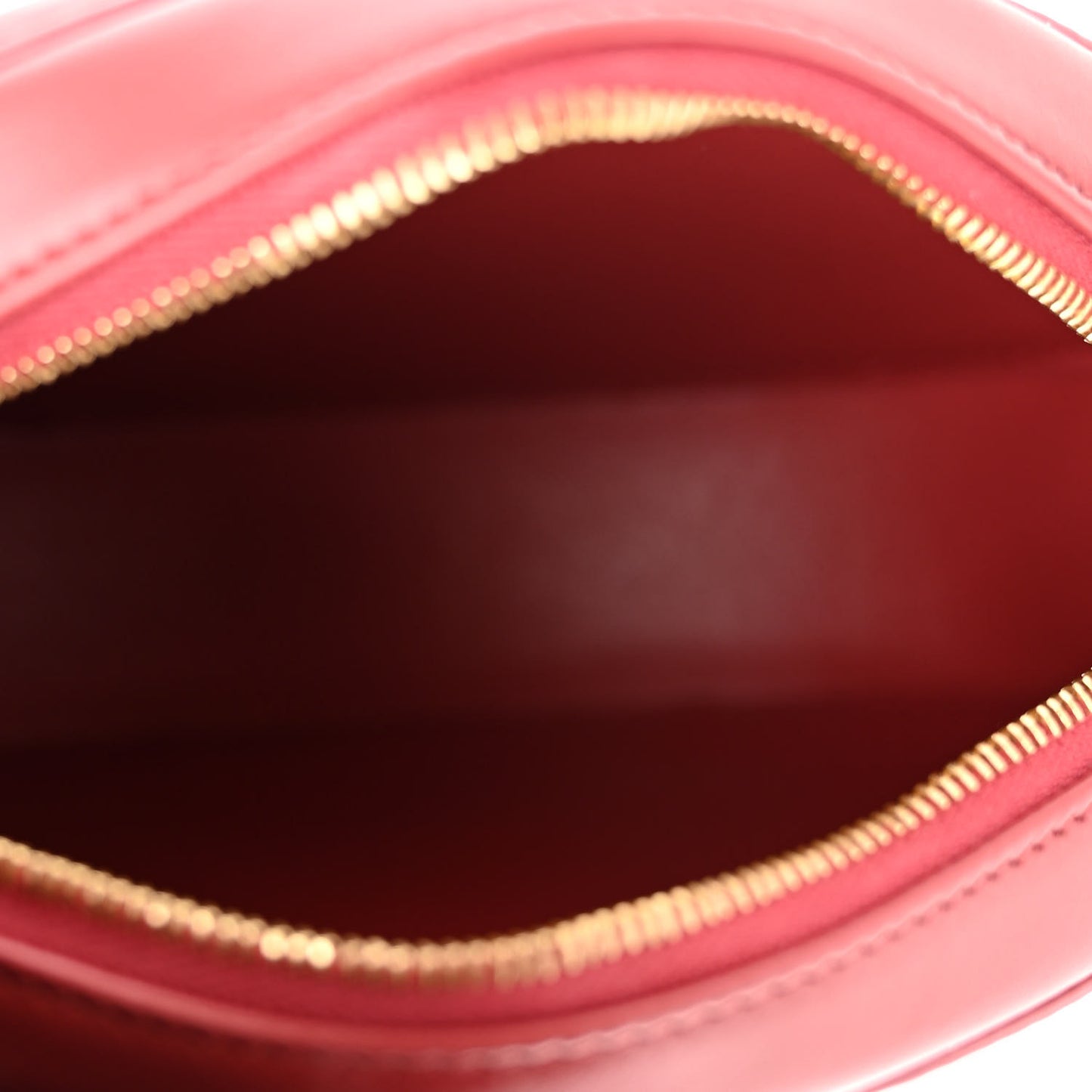 Smooth Calfskin Cuir Small Triomphe Oval Purse Crossbody Lipstick