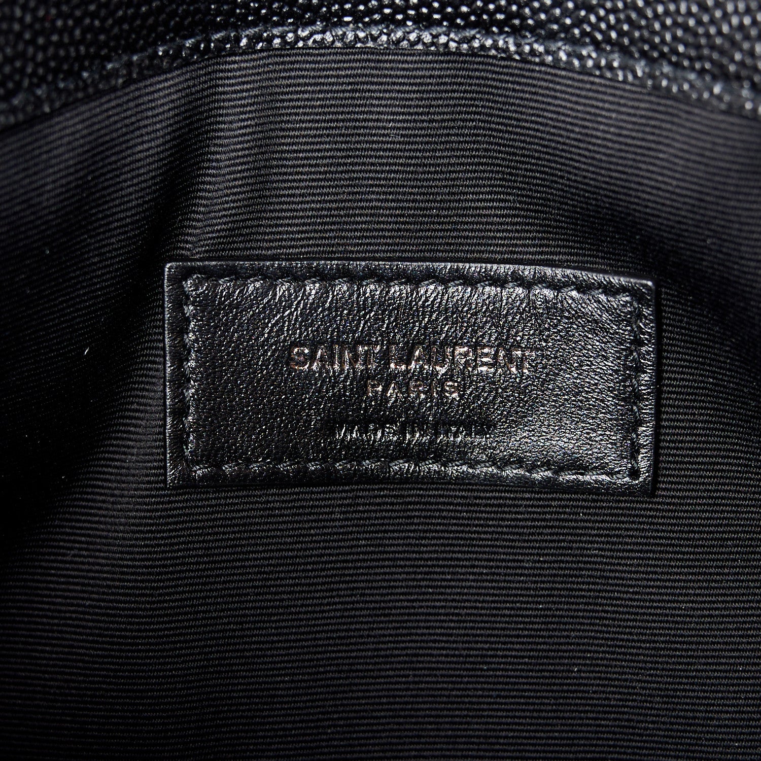 Saint Laurent Grain De Poudre Uptown Pouch Black 6 of 10